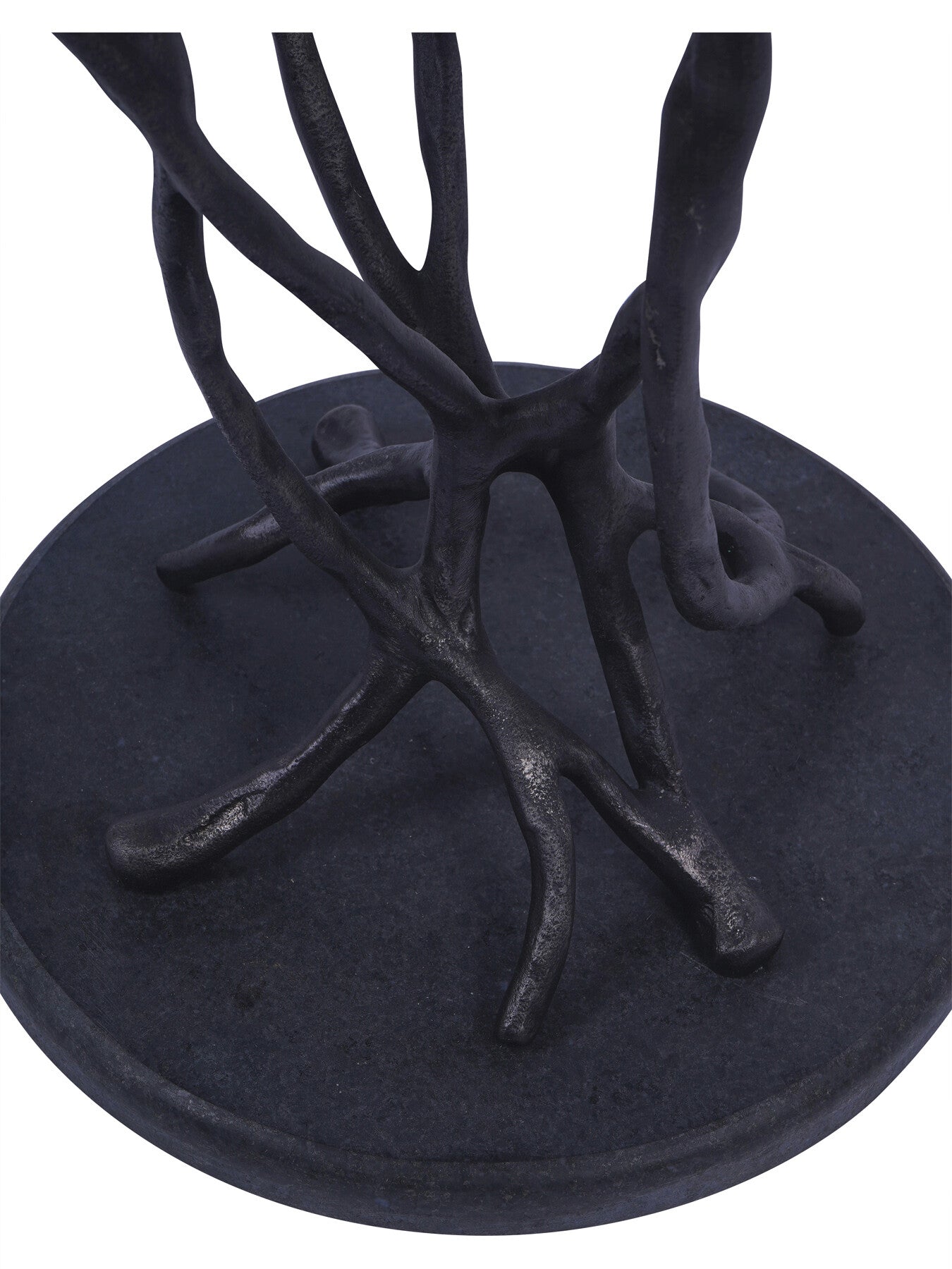 Lily Pad Leaf Trio Side Table in Cast Aluminium