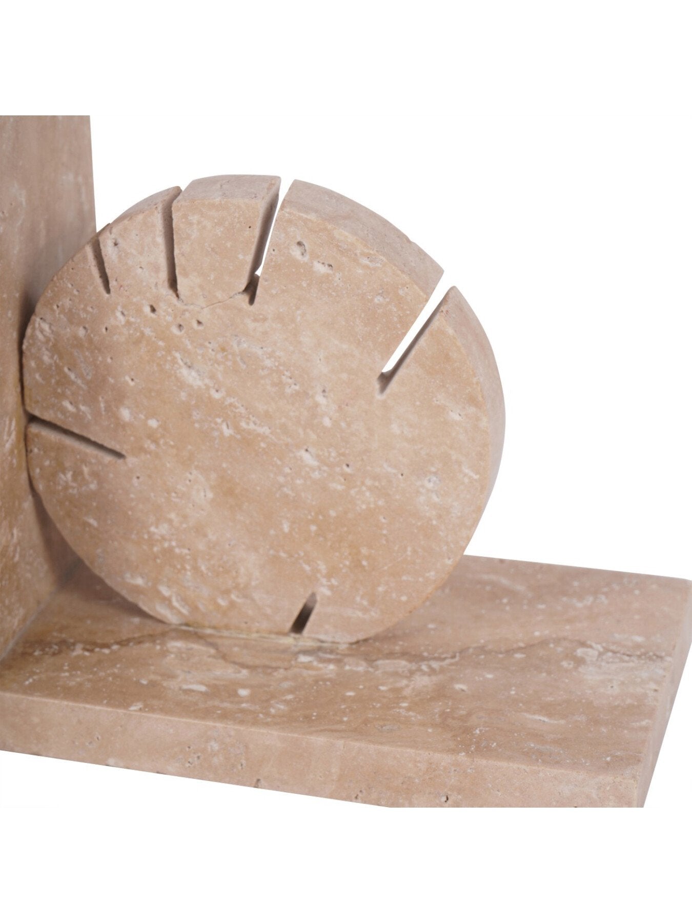 Catania  Travertine Bookends