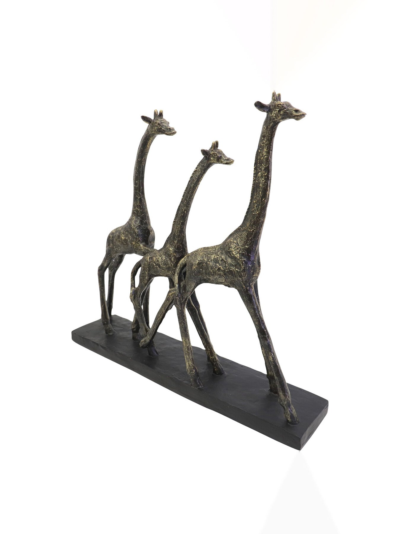 Family Of Three Giraffes Sculpture