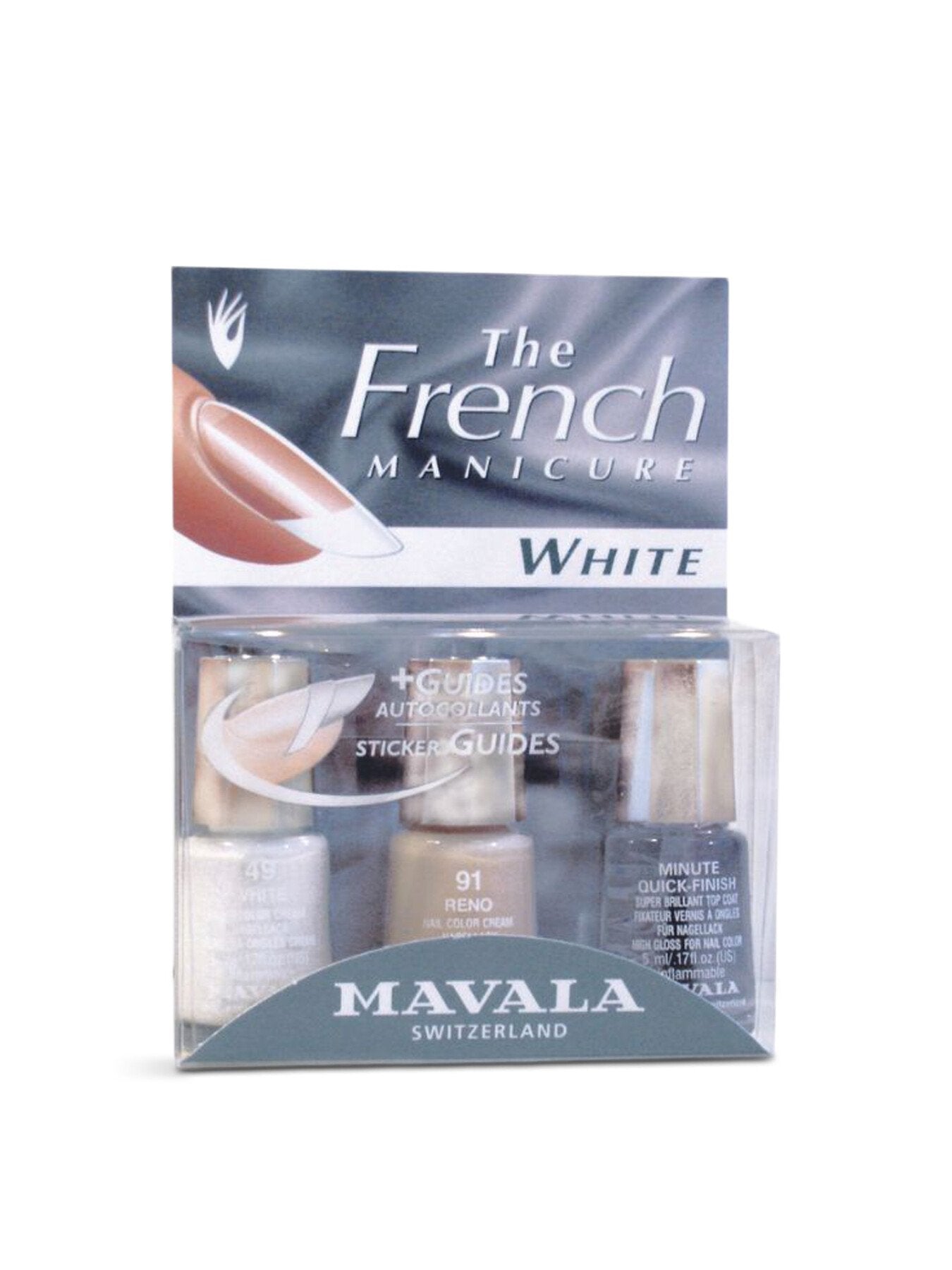 French Manicure White