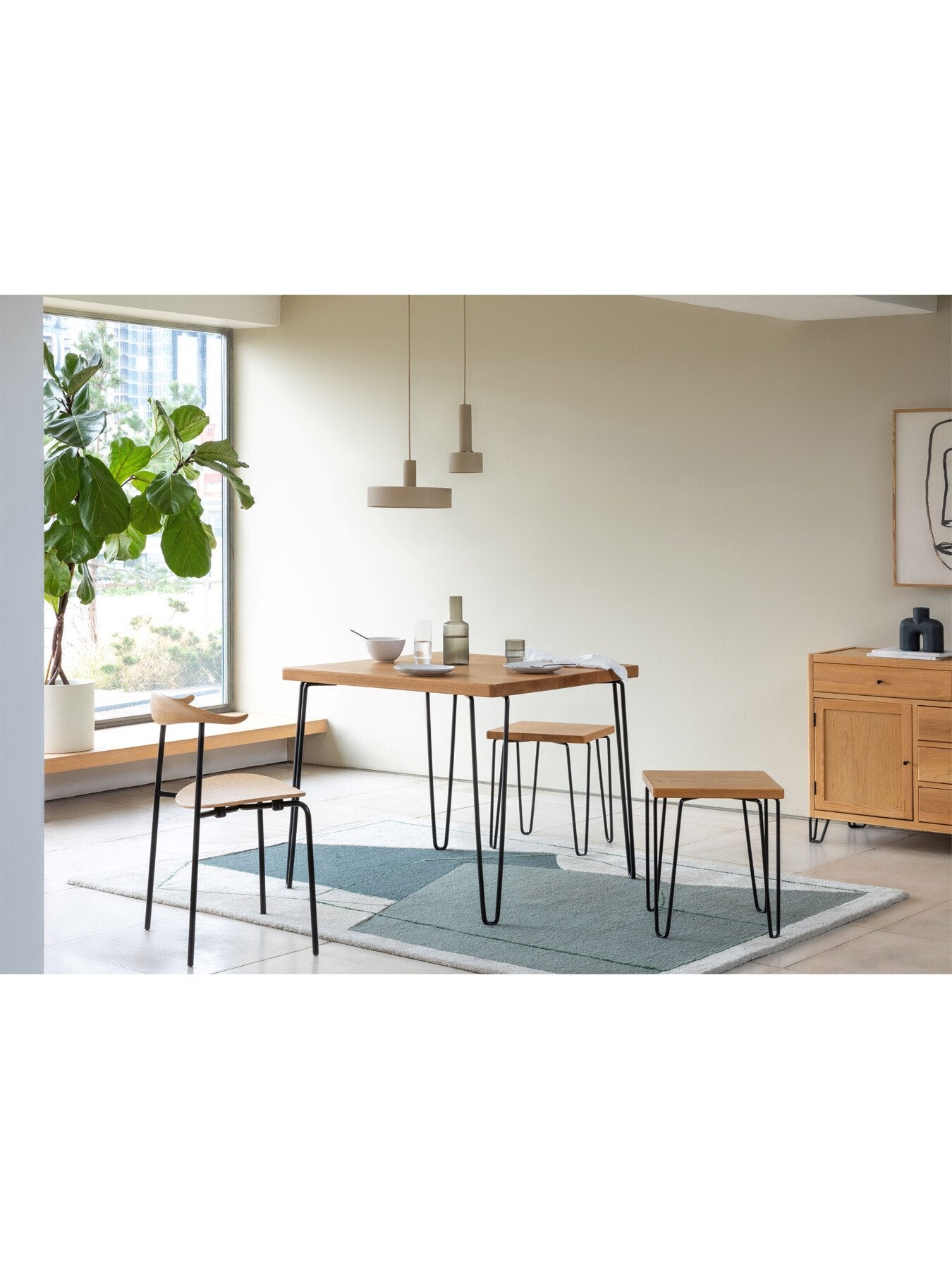Brunel Dining Table Rectangular Oak