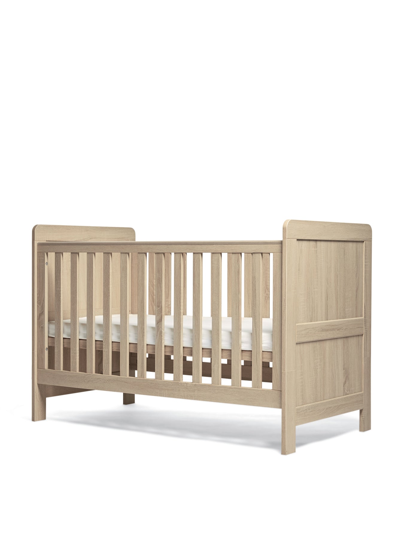 Atlas 3-Piece Convertible Cot Bed with Dresser Changer & Wardrobe