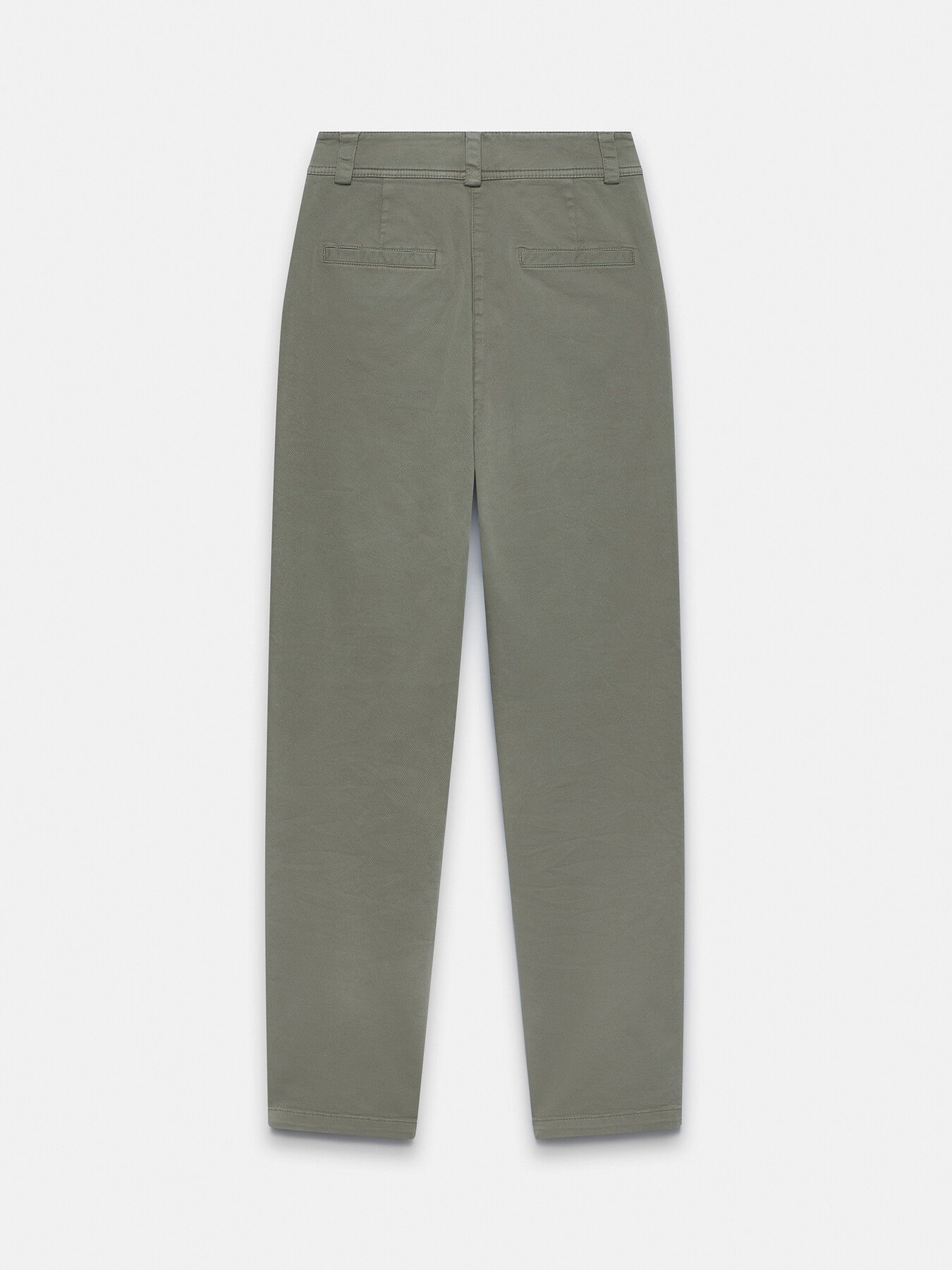 Cotton Blend Tapered Chinos