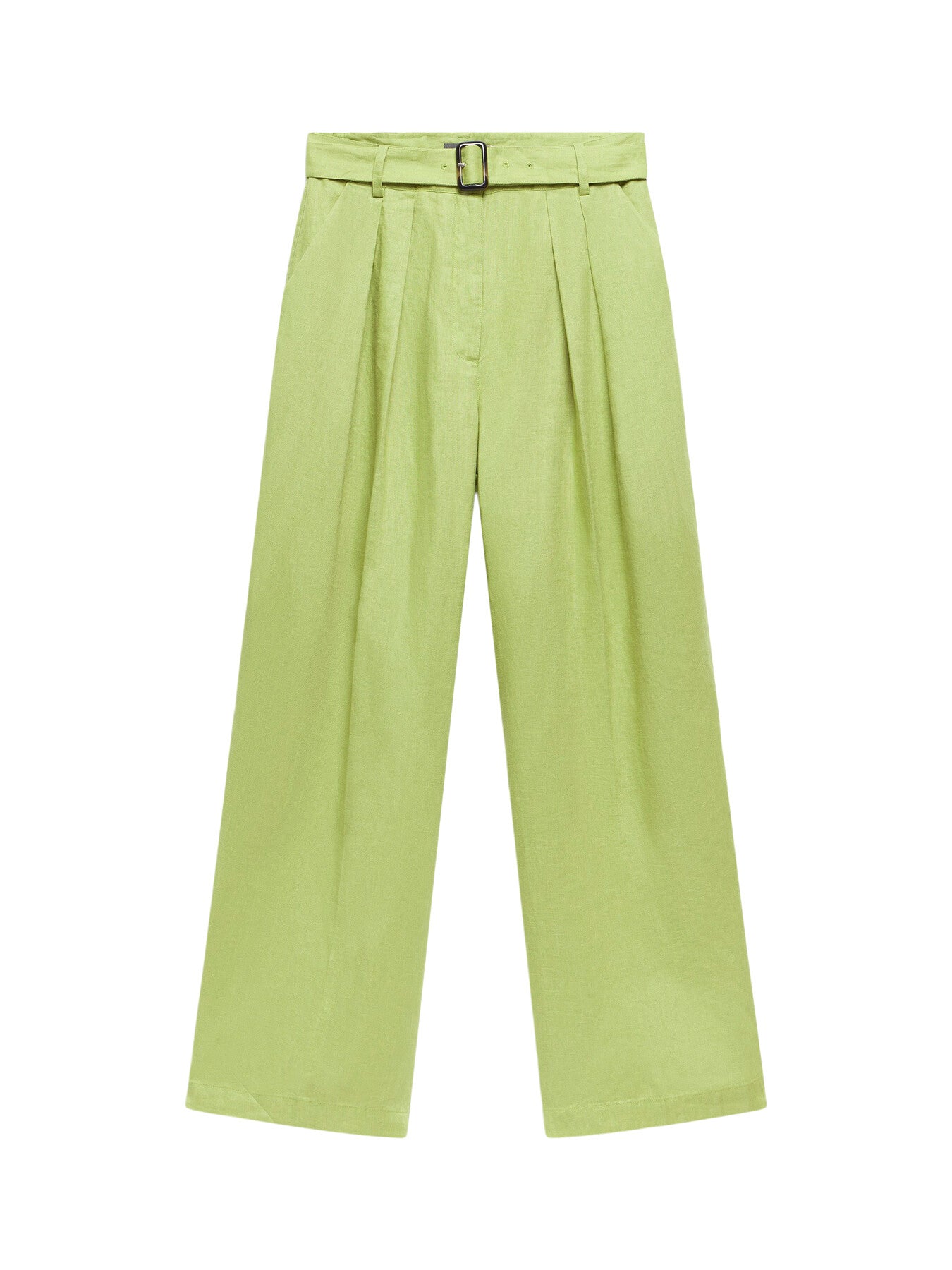 Linen Belted Trousers