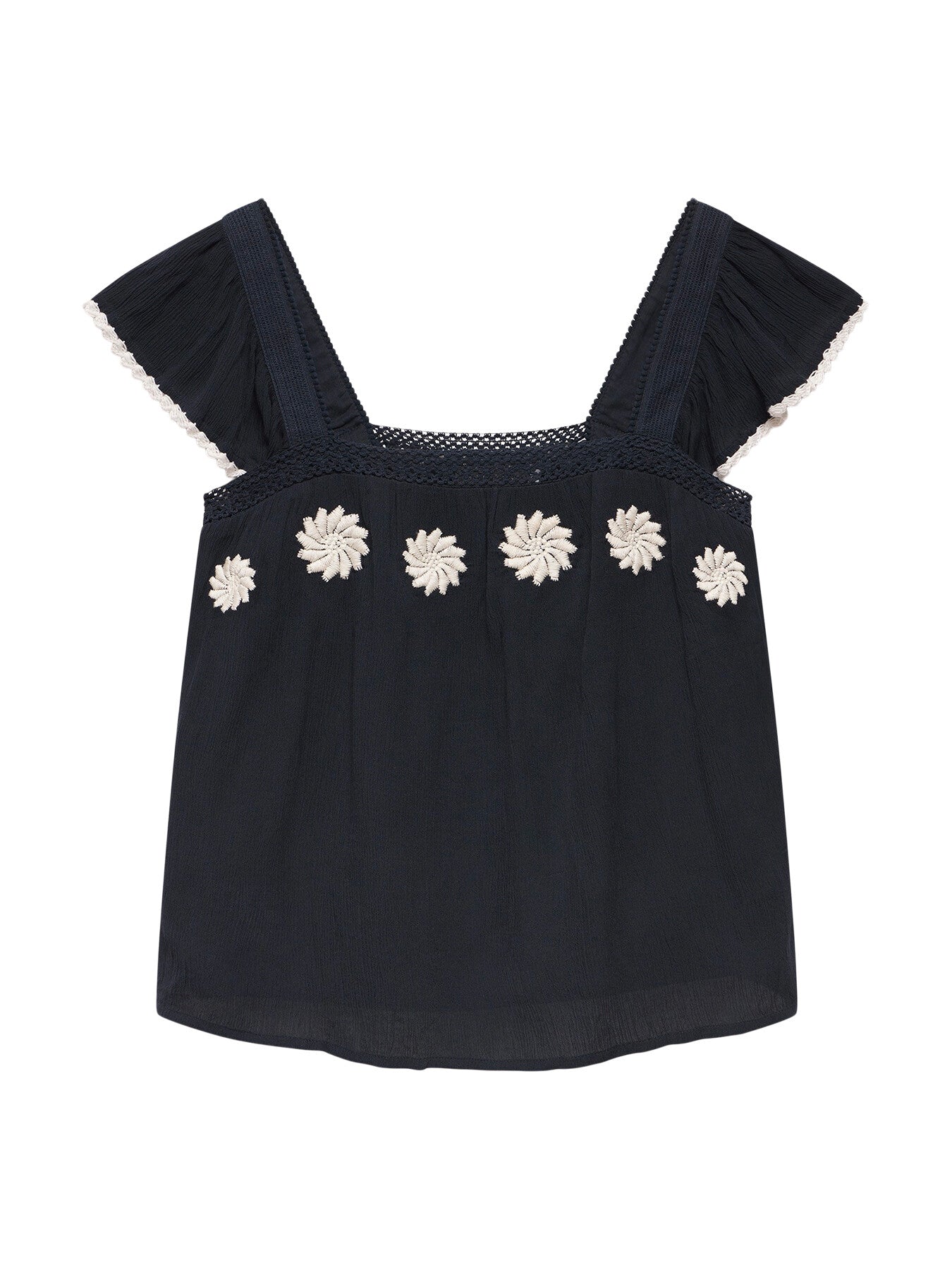 Floral Embroidered Top
