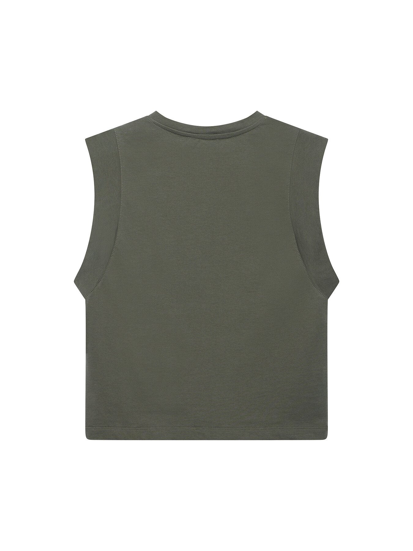 Cotton Cropped Utility T-Shirt
