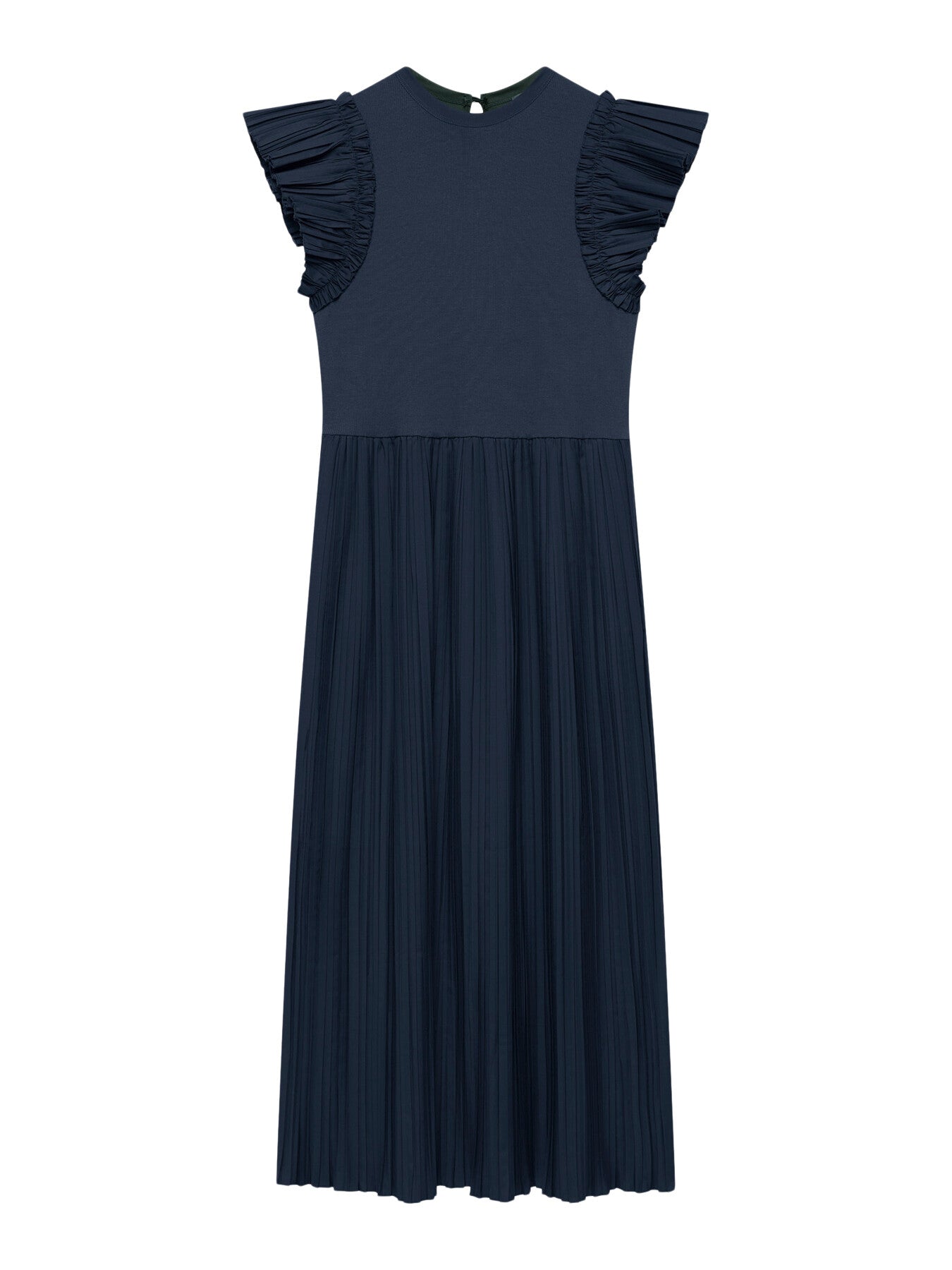 Jersey Crinkle Midi Dress