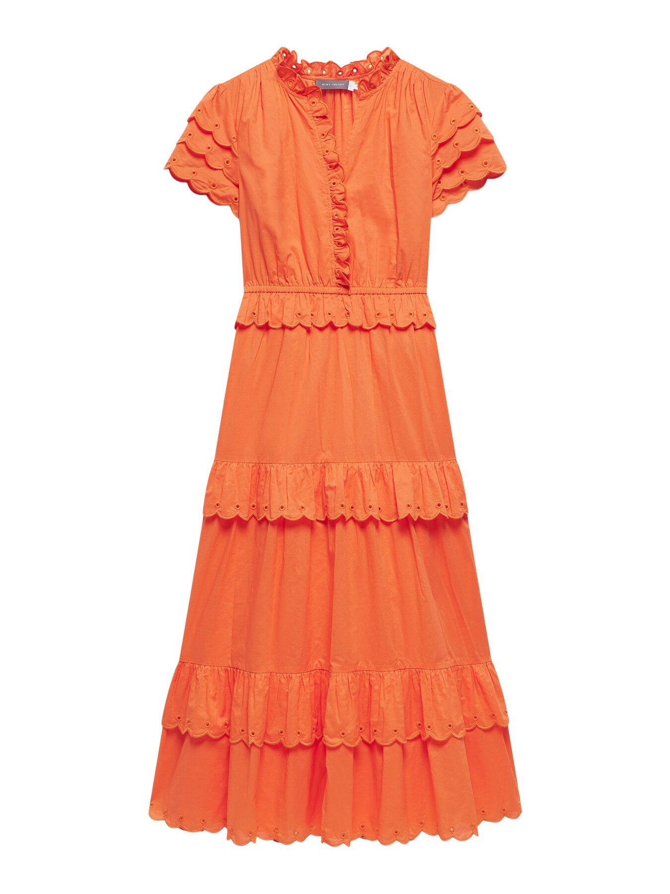 Cotton Tiered Maxi Dress