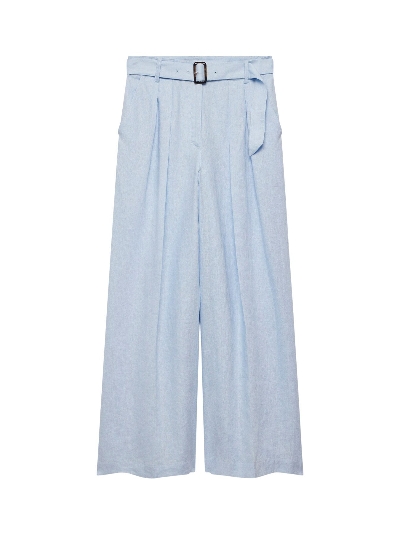 Linen Belted Trousers