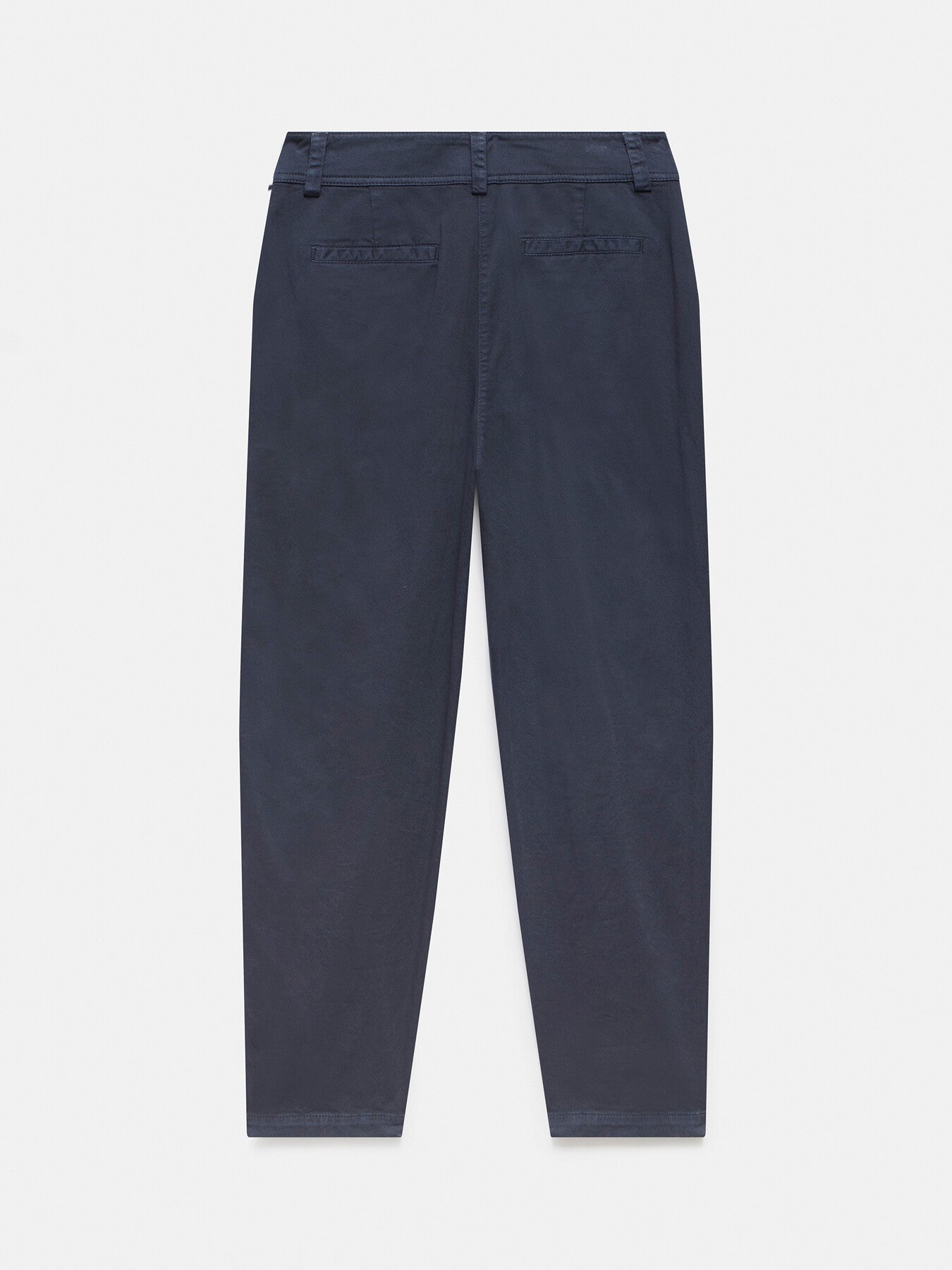 Cotton Blend Tapered Chinos
