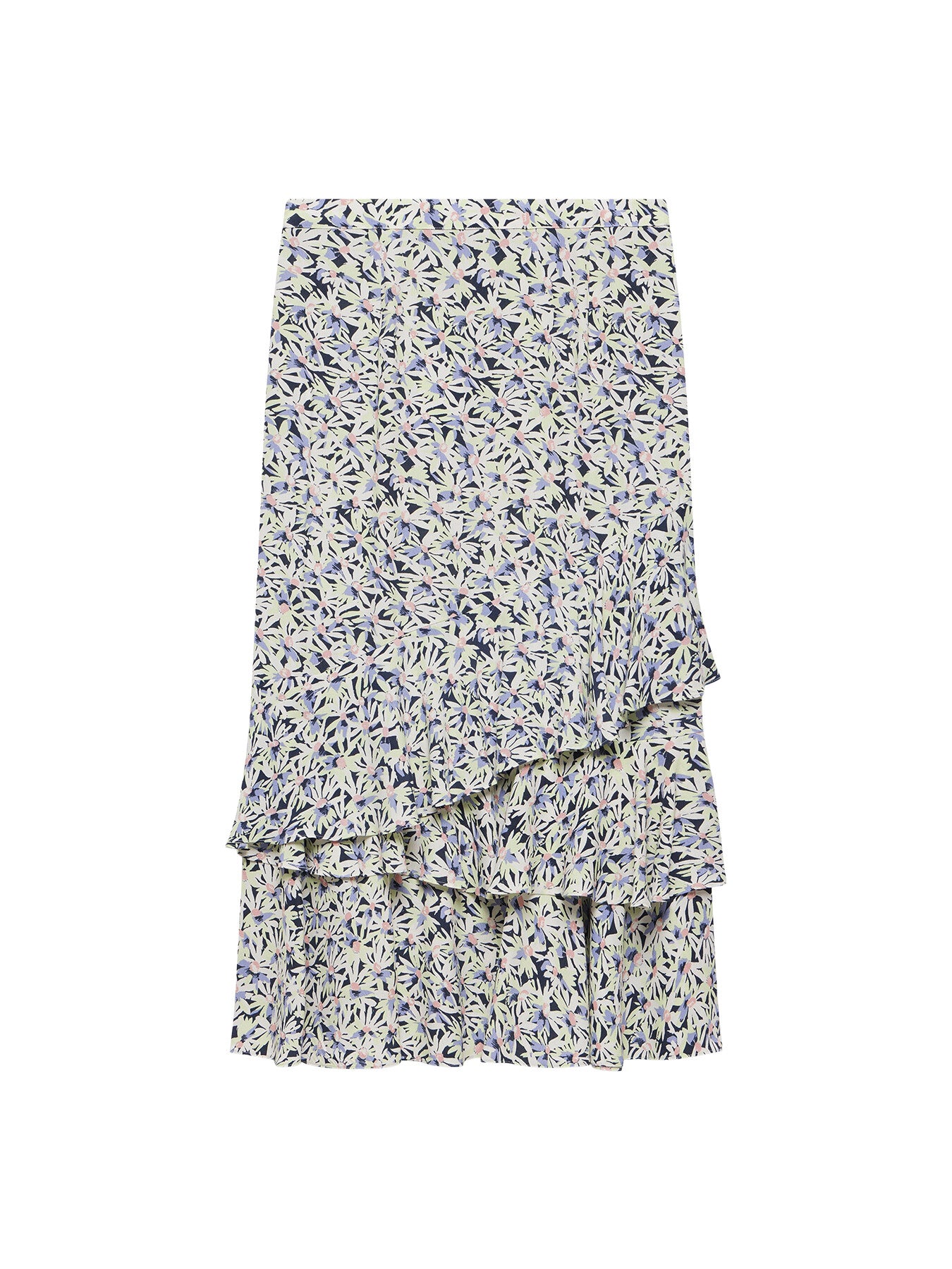 Floral Print Midi Skirt