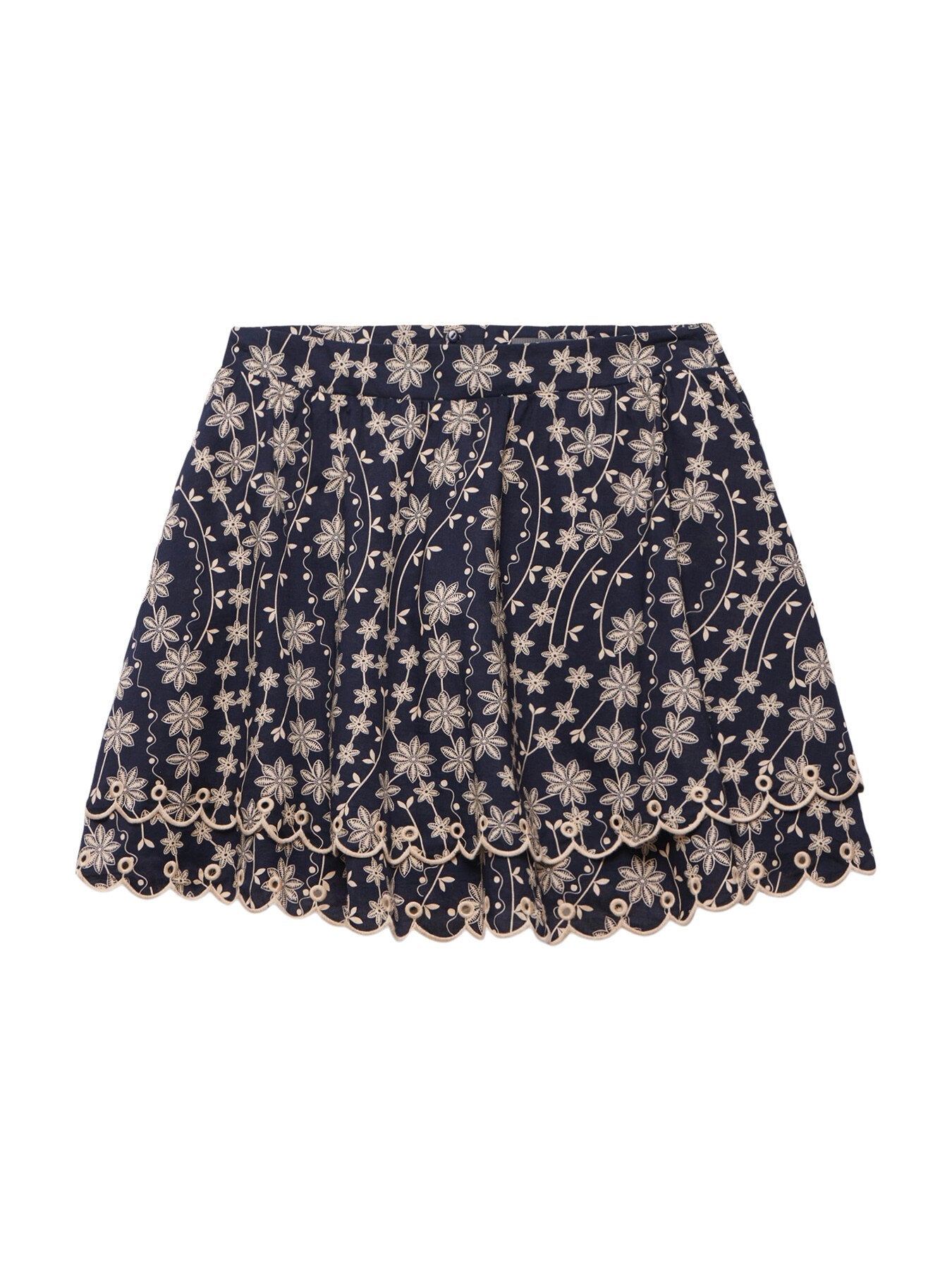 Cotton Mini Skirt