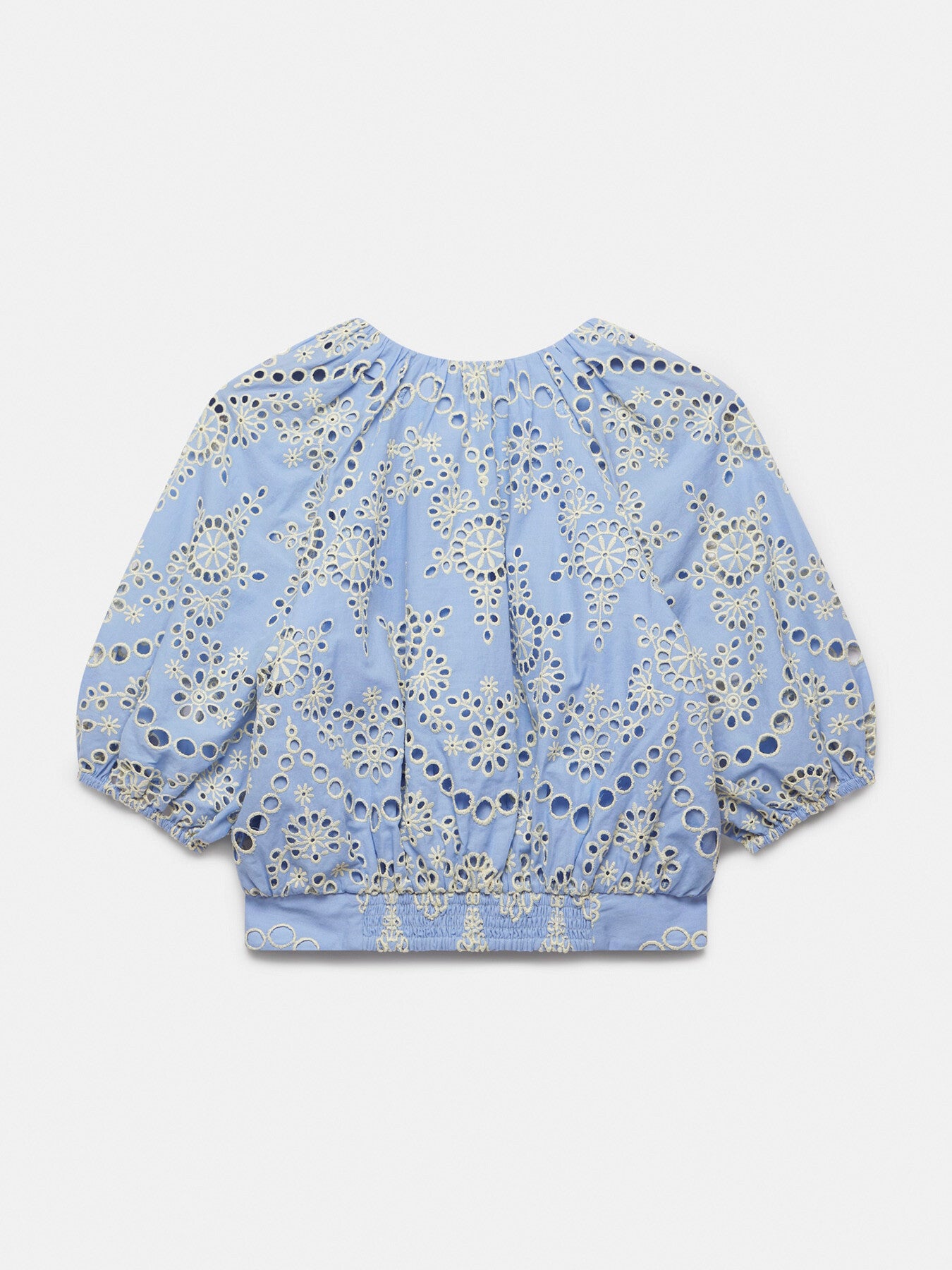 Broderie Puff Sleeve Top