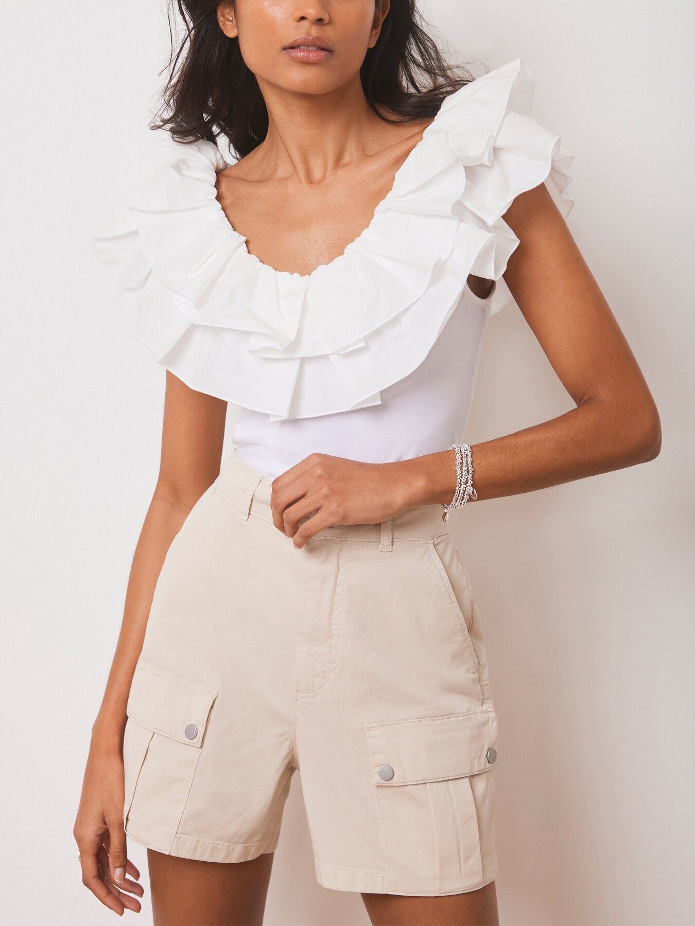 Ruffle Vest Top