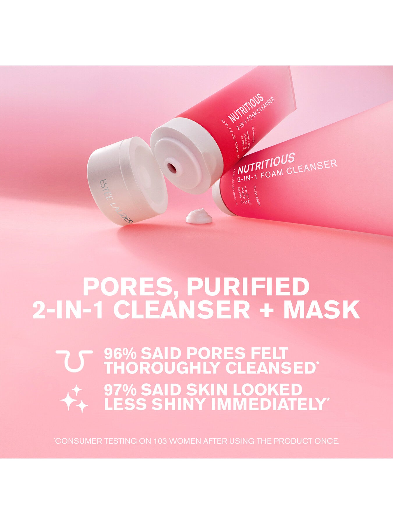 Nutritious 2-in-1 Foam Cleanser 125ml