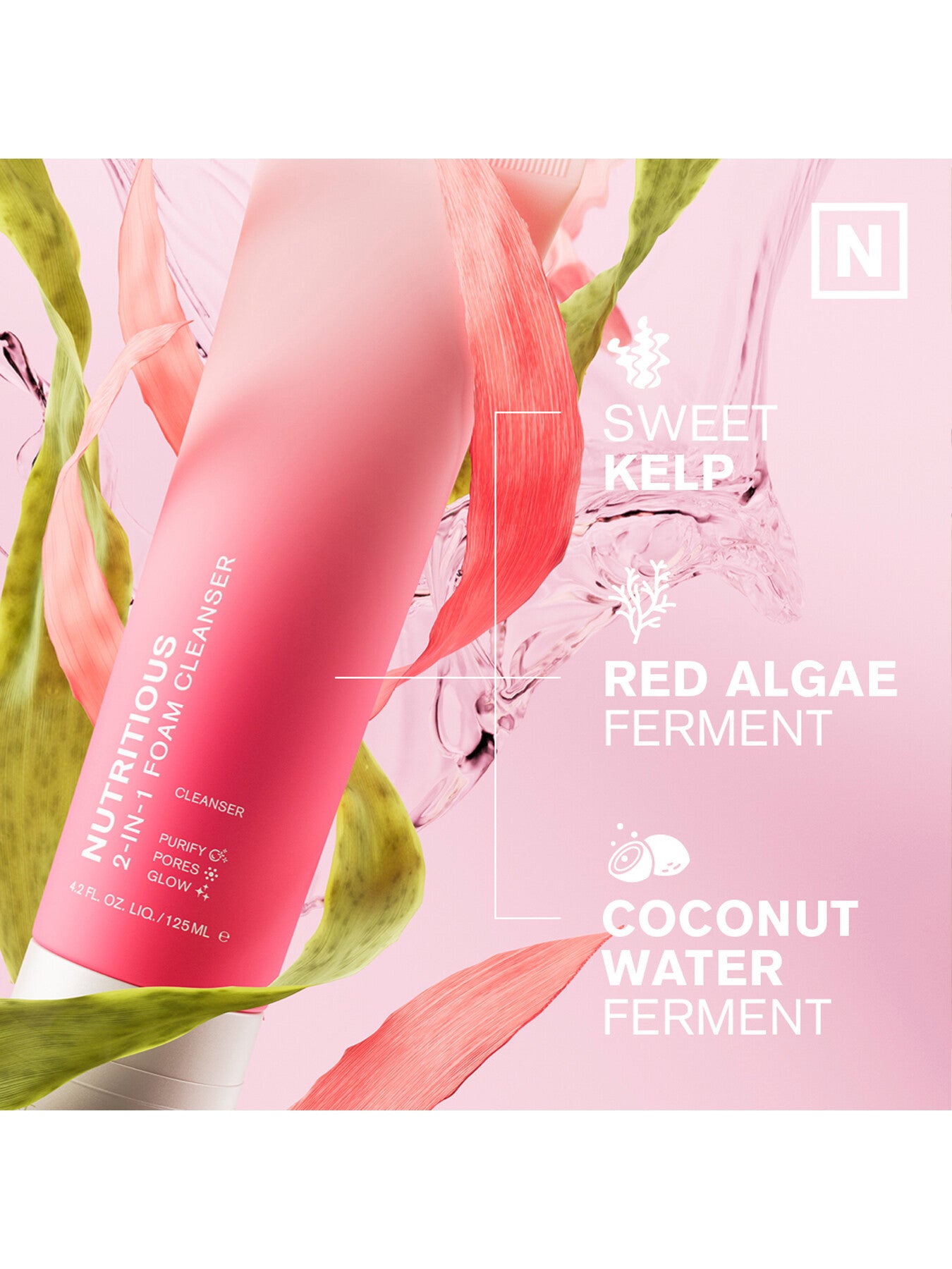 Nutritious 2-in-1 Foam Cleanser 125ml