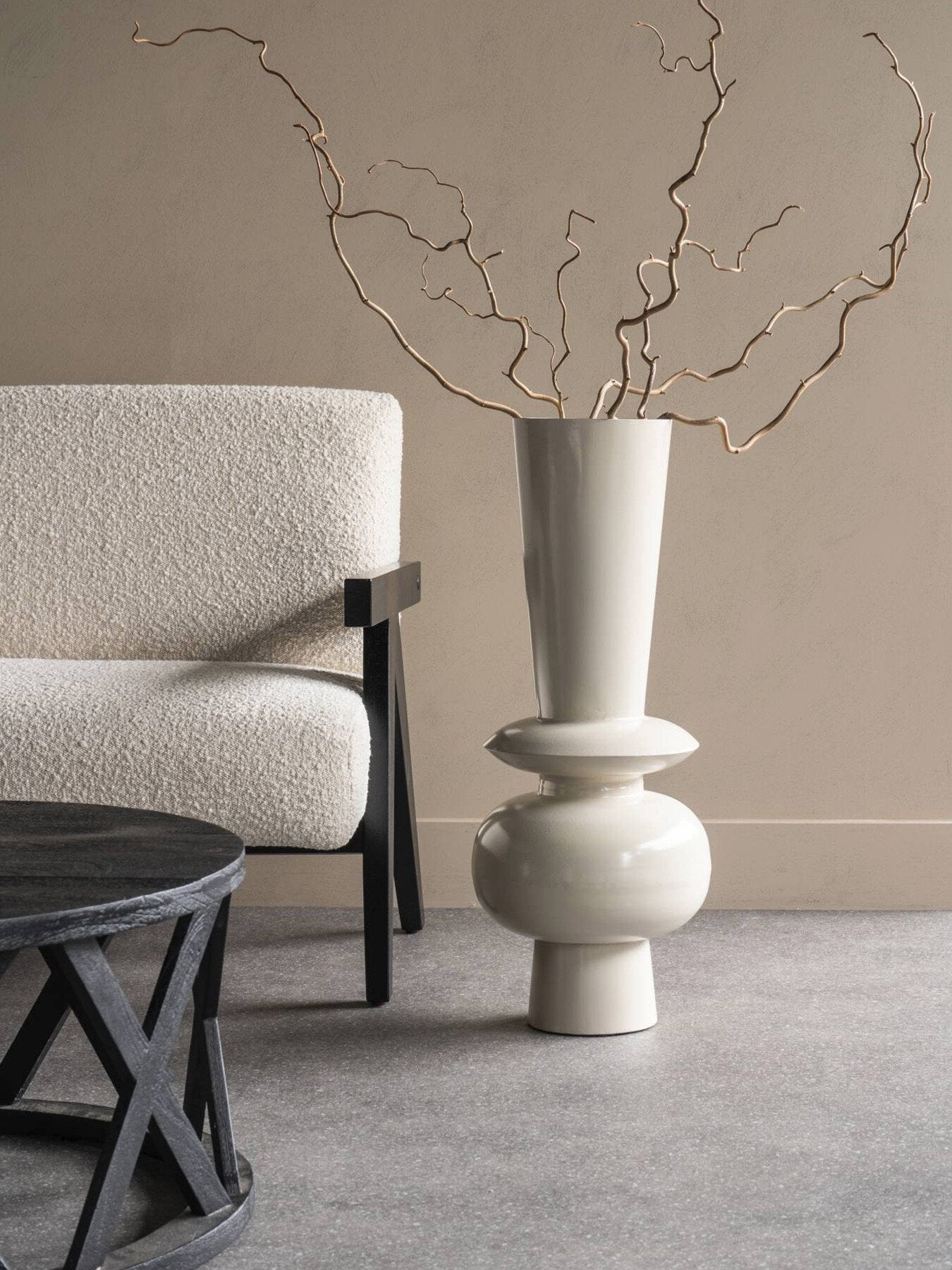 Vase Iron 76cm