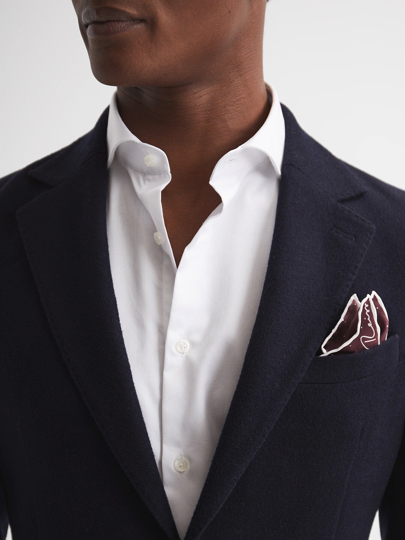 Deep RedLiam Polka Dot Silk Pocket Square