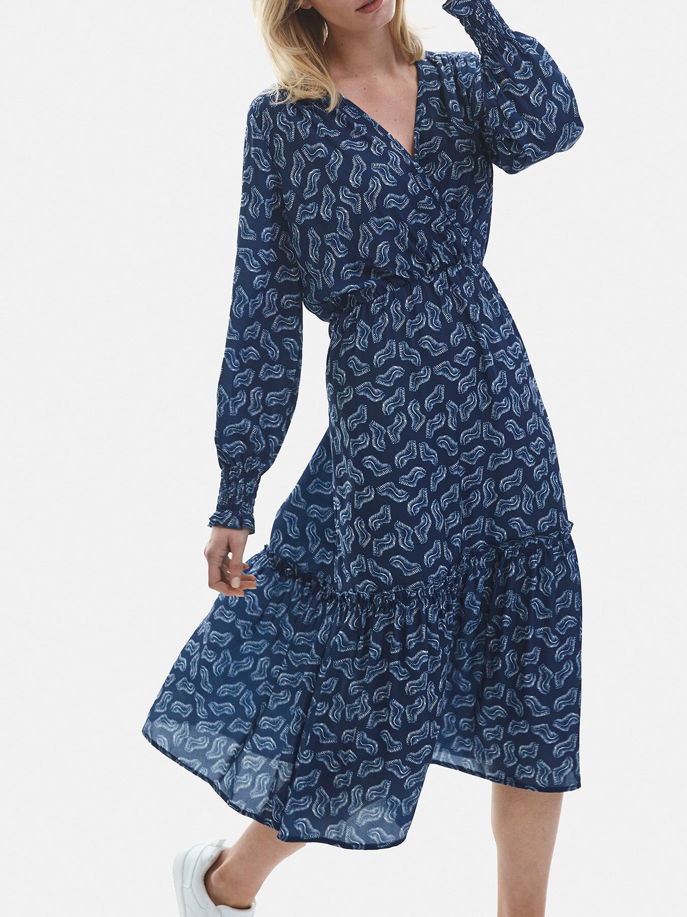 Tiered Midi Dress