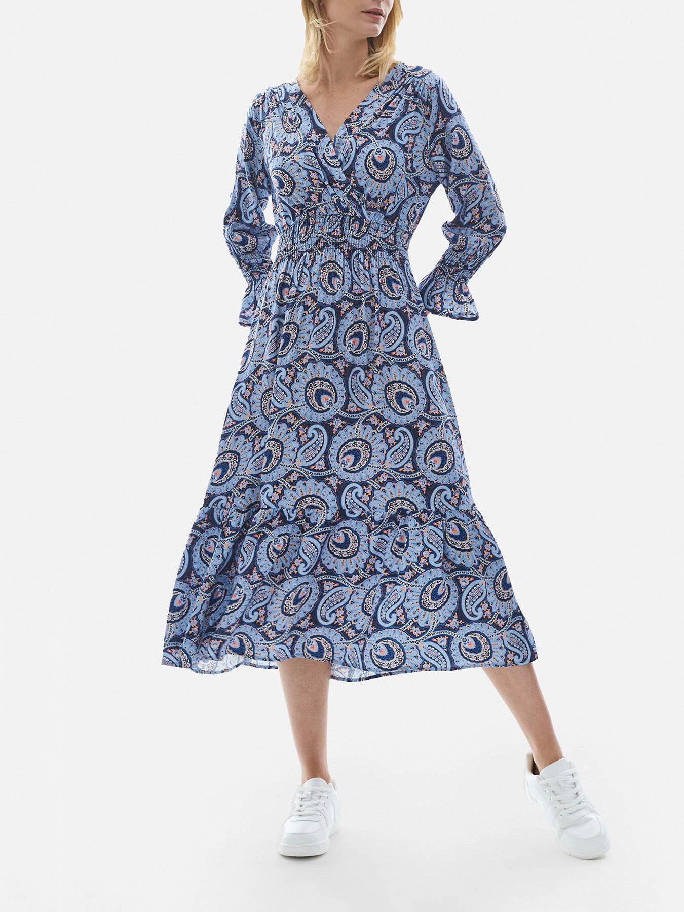 Tiered Midi Dress