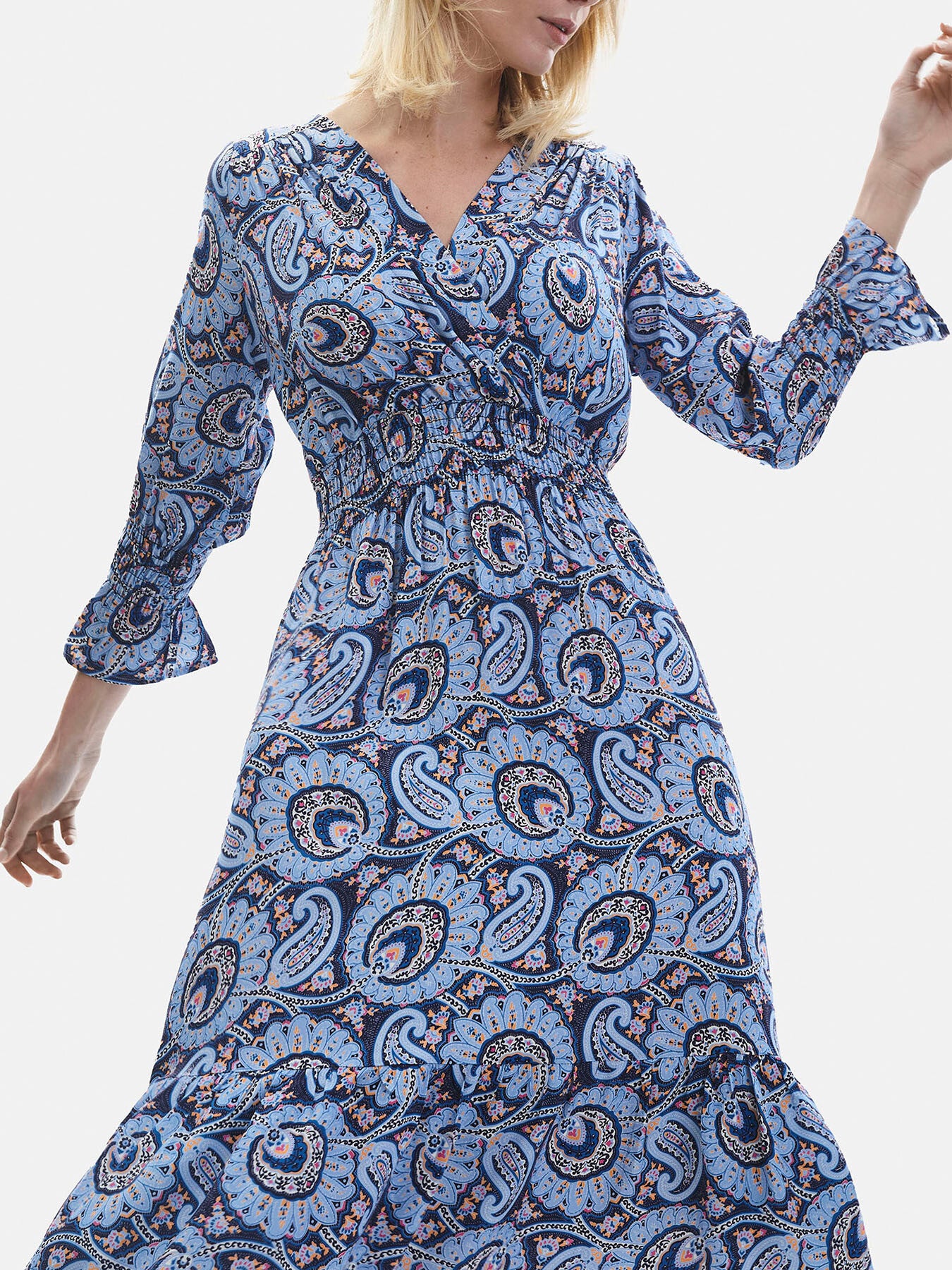 Tiered Midi Dress