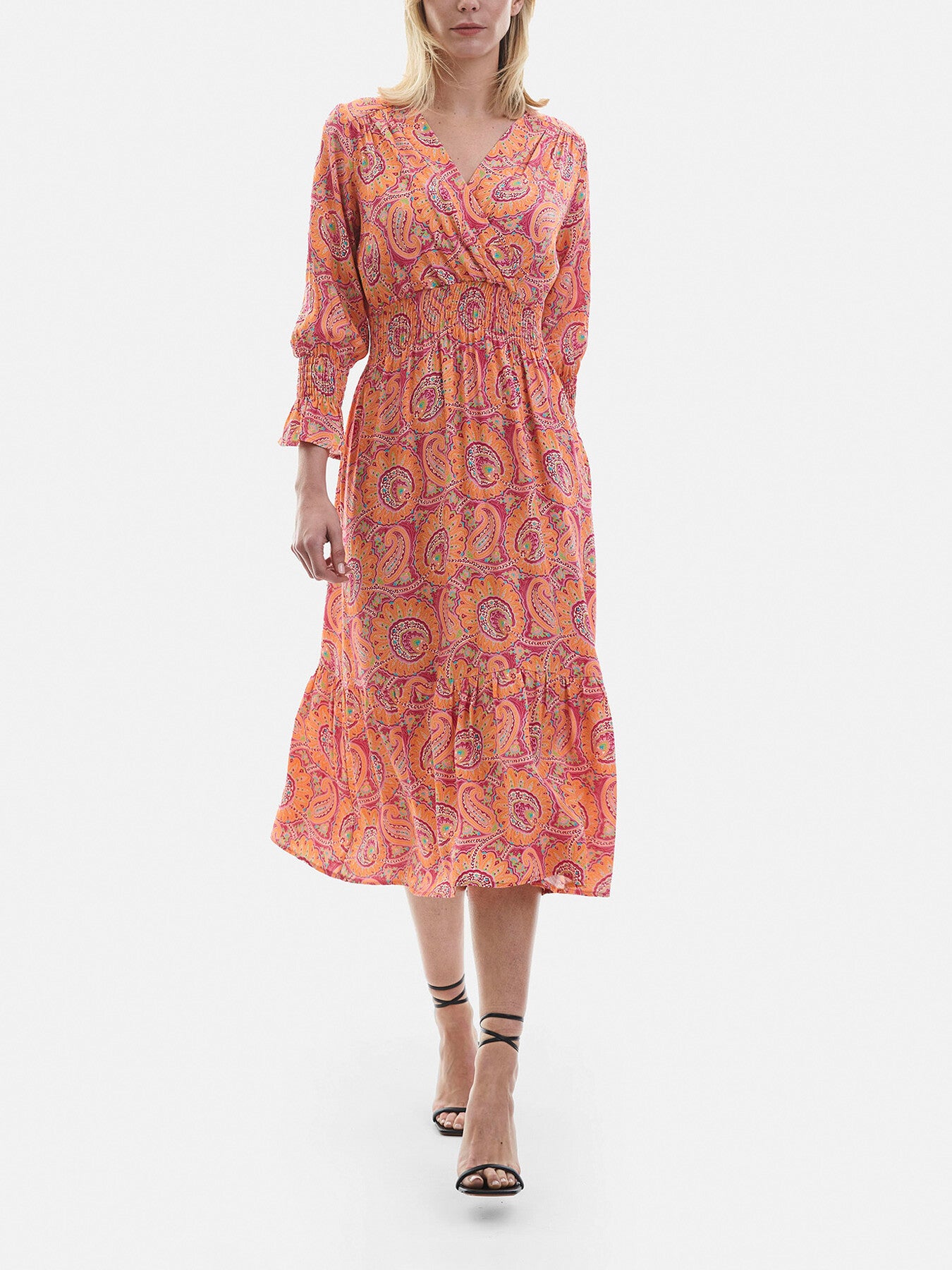 Tiered Midi Dress