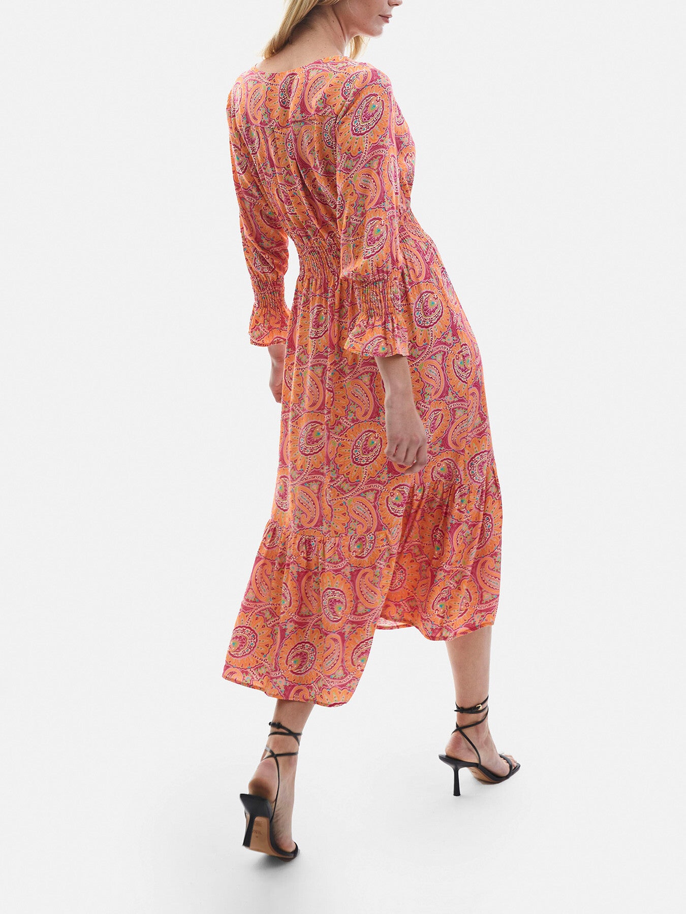 Tiered Midi Dress