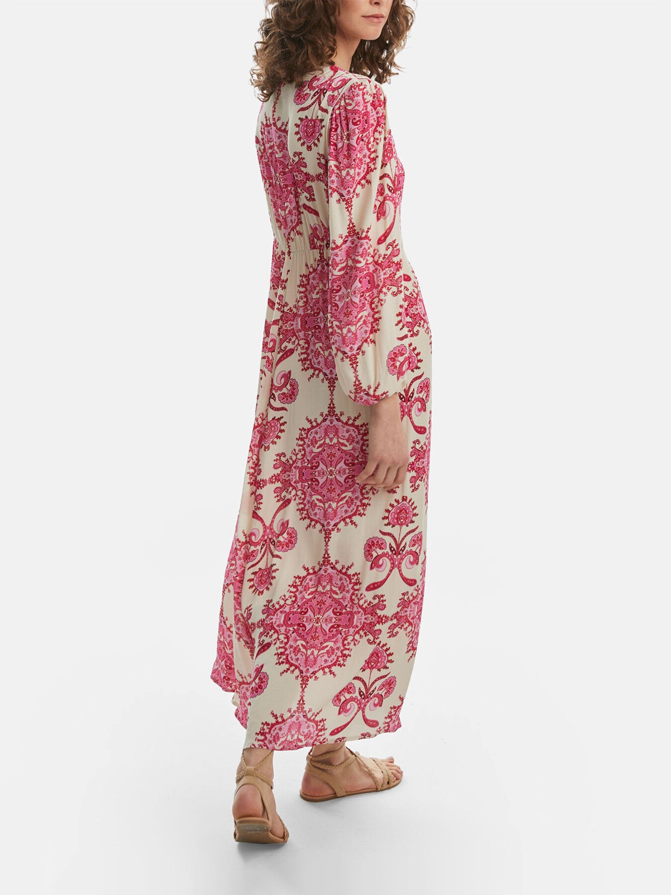 Printed Knot Midi Dess