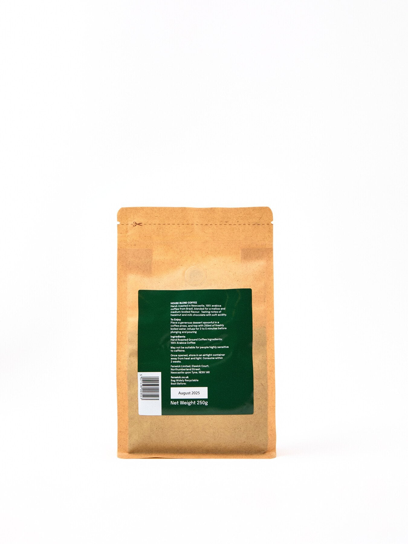 House Blend Coffee Ground 250g