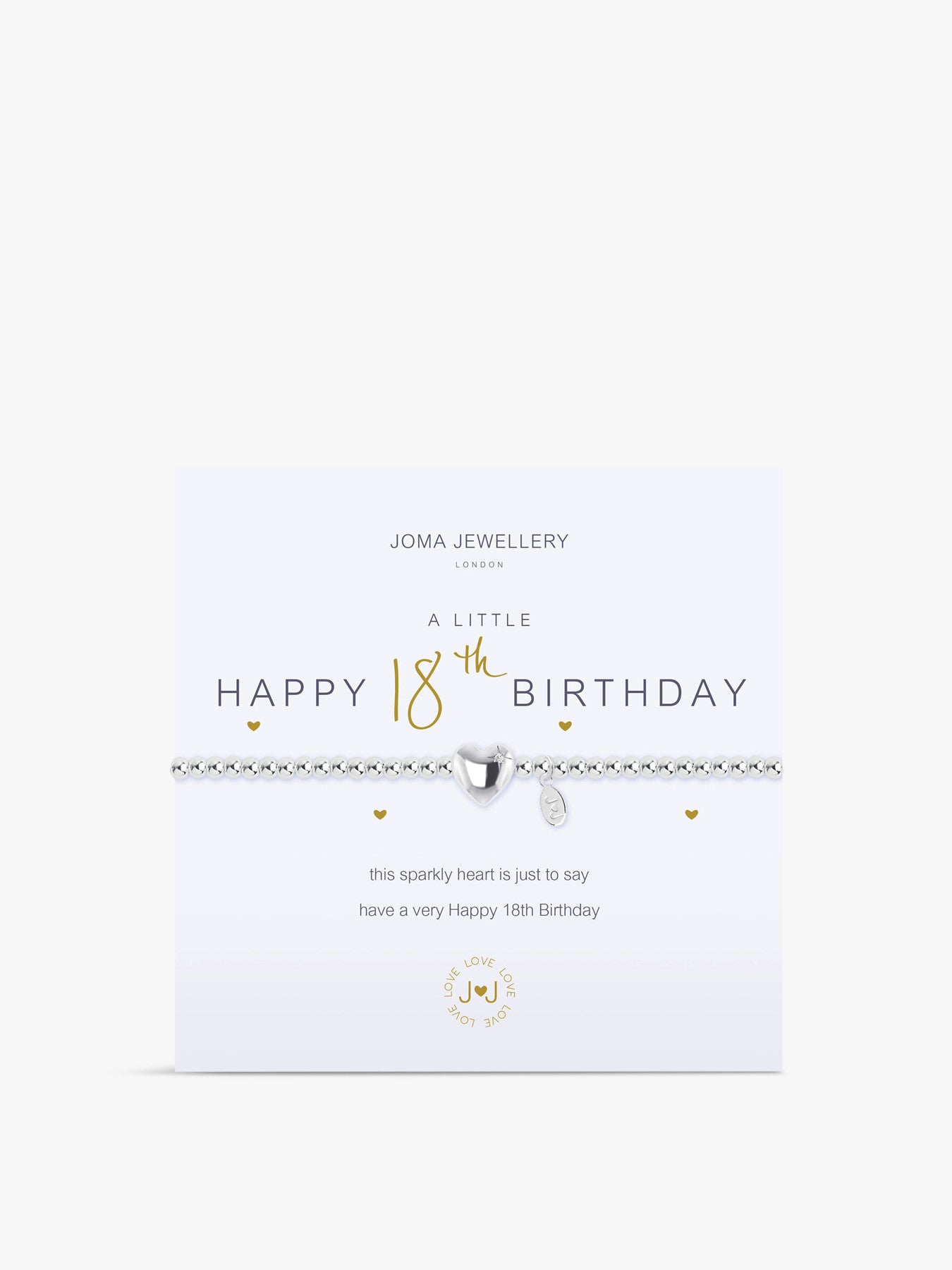 A Little Happy 18Th - Silver Bracelet