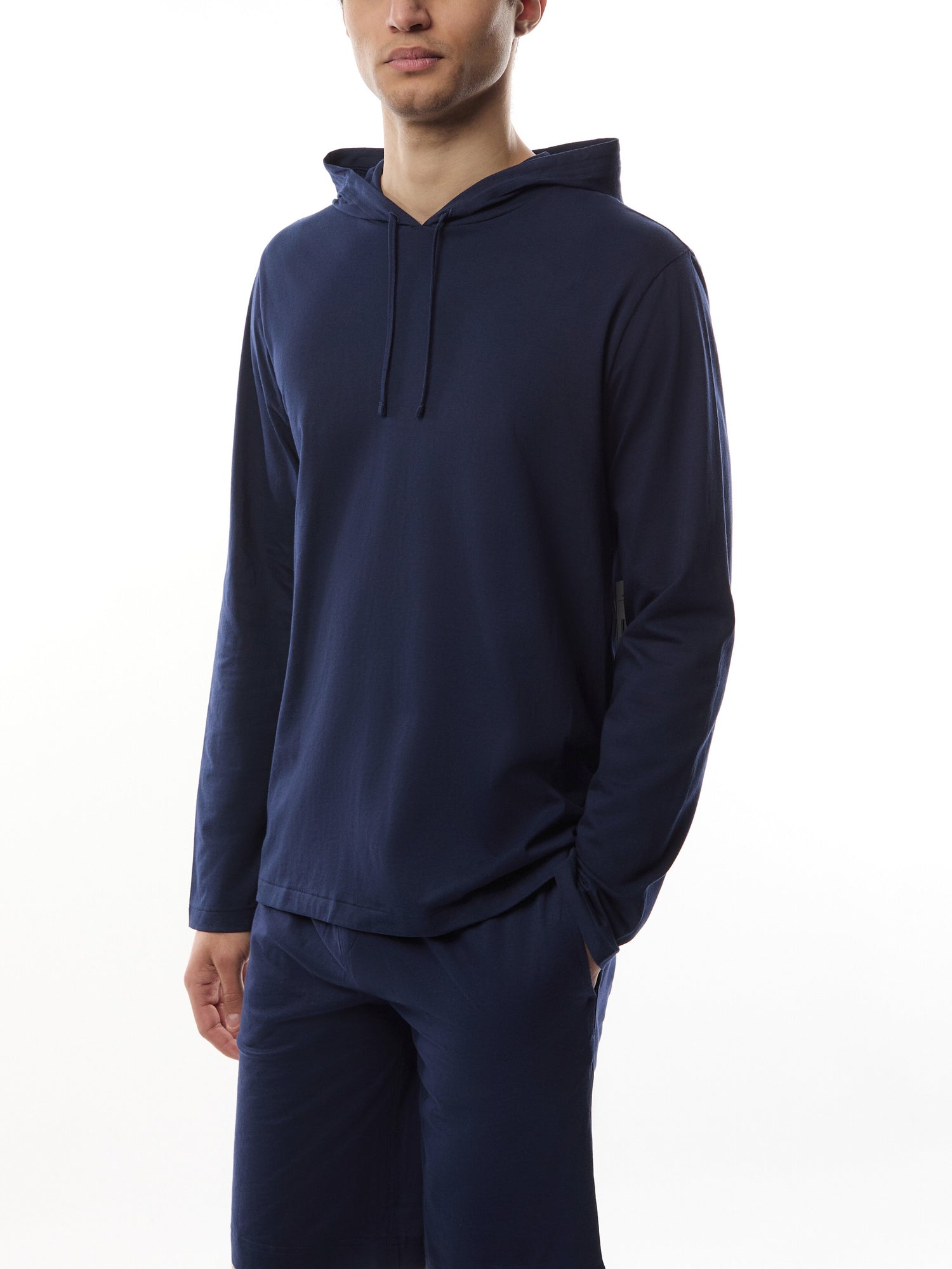 Long Sleeve Hooded Pyjama Top