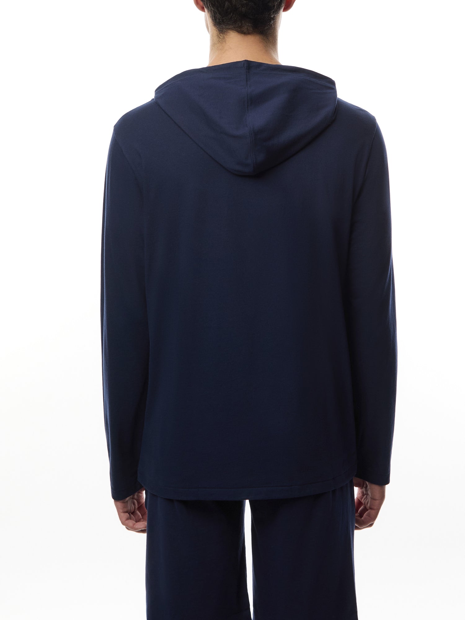 Long Sleeve Hooded Pyjama Top