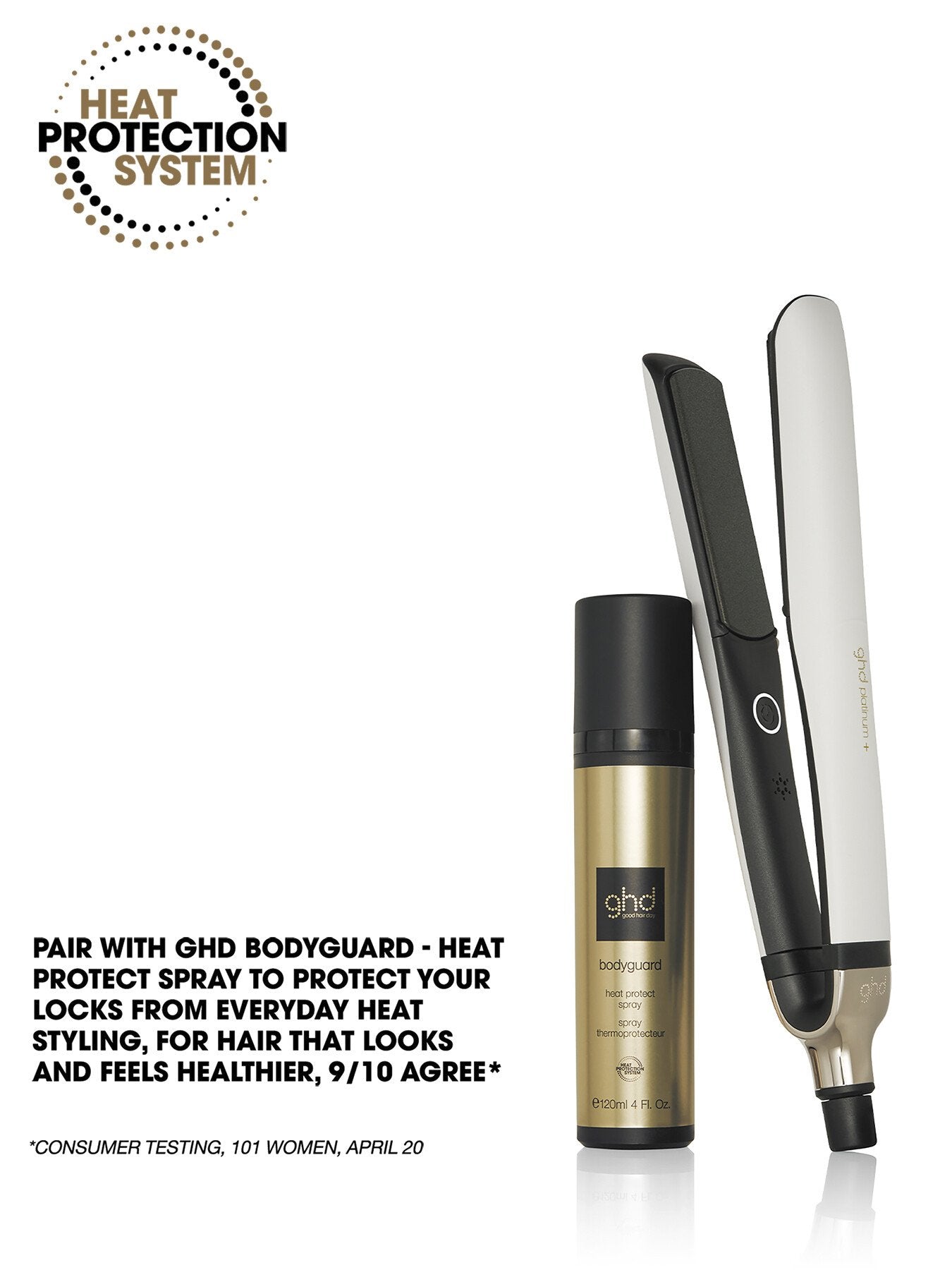 ghd Platinum - Hair Straightener white