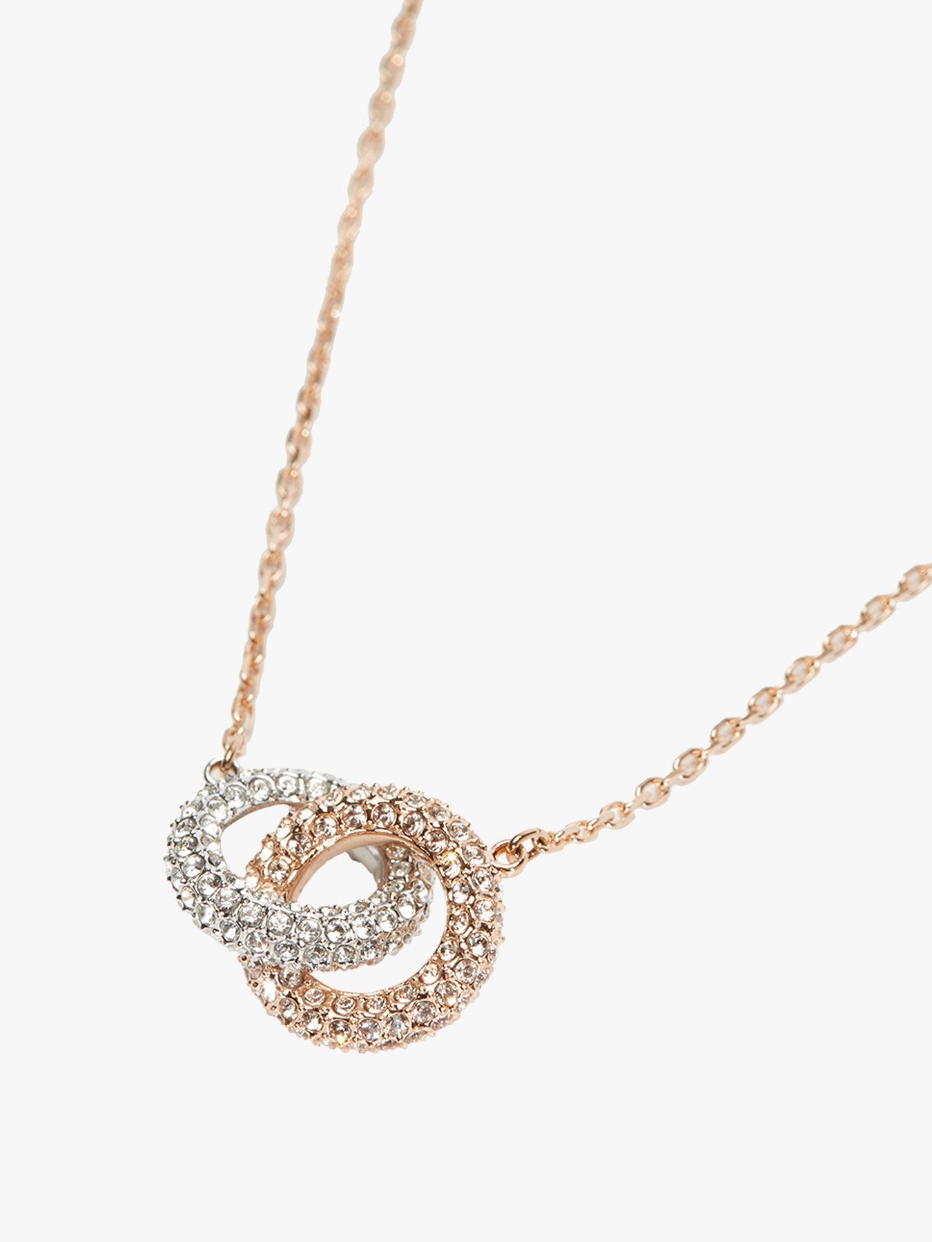 StoneNecklace Double SilkCryRos