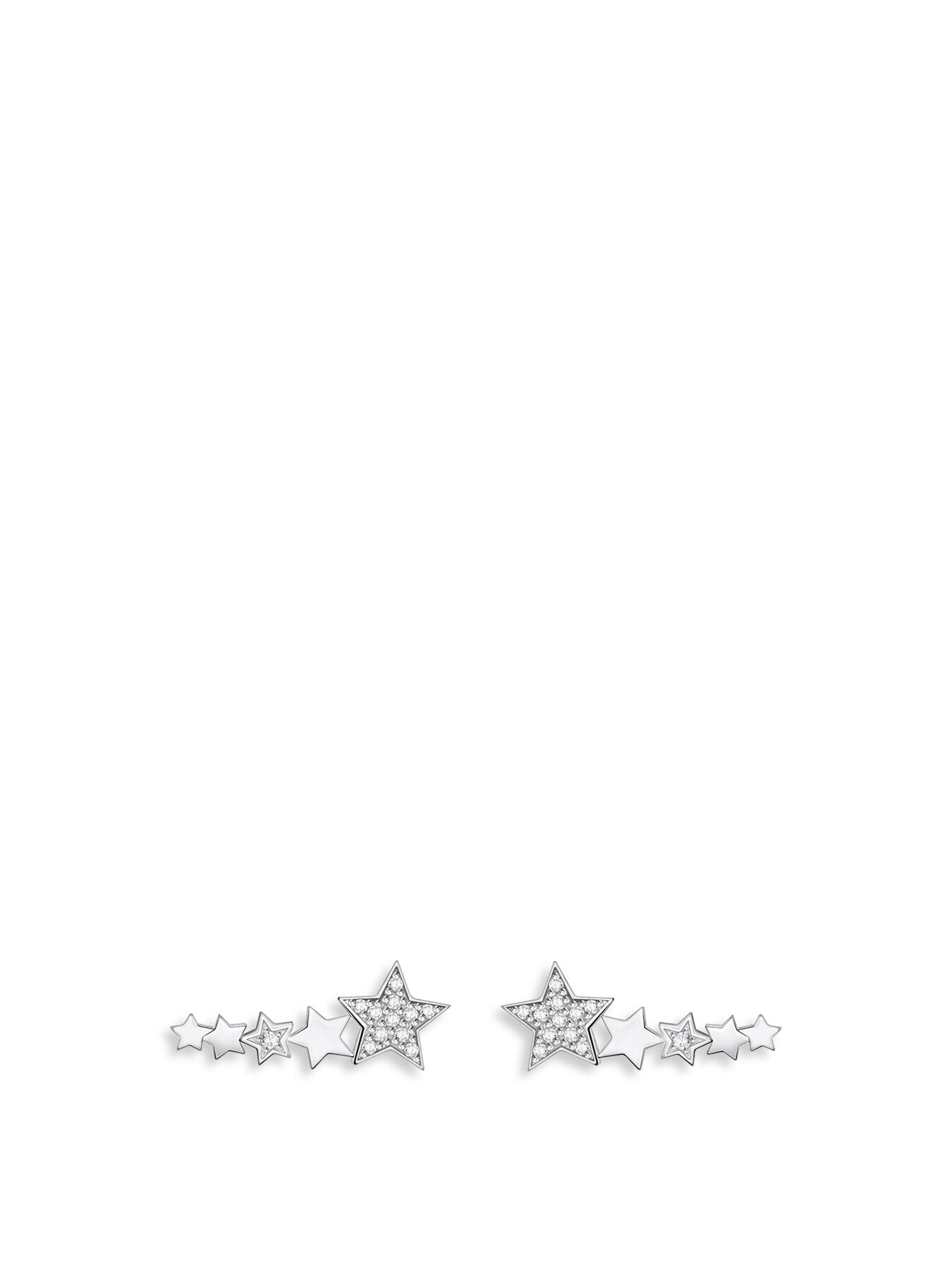 Sterling Star Ear Climber