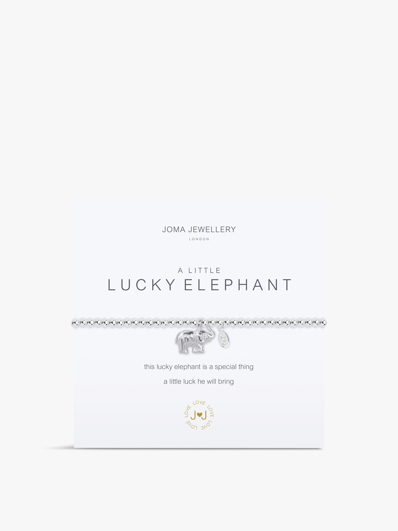 Lucky Elephant Bracelet Silver Elephant