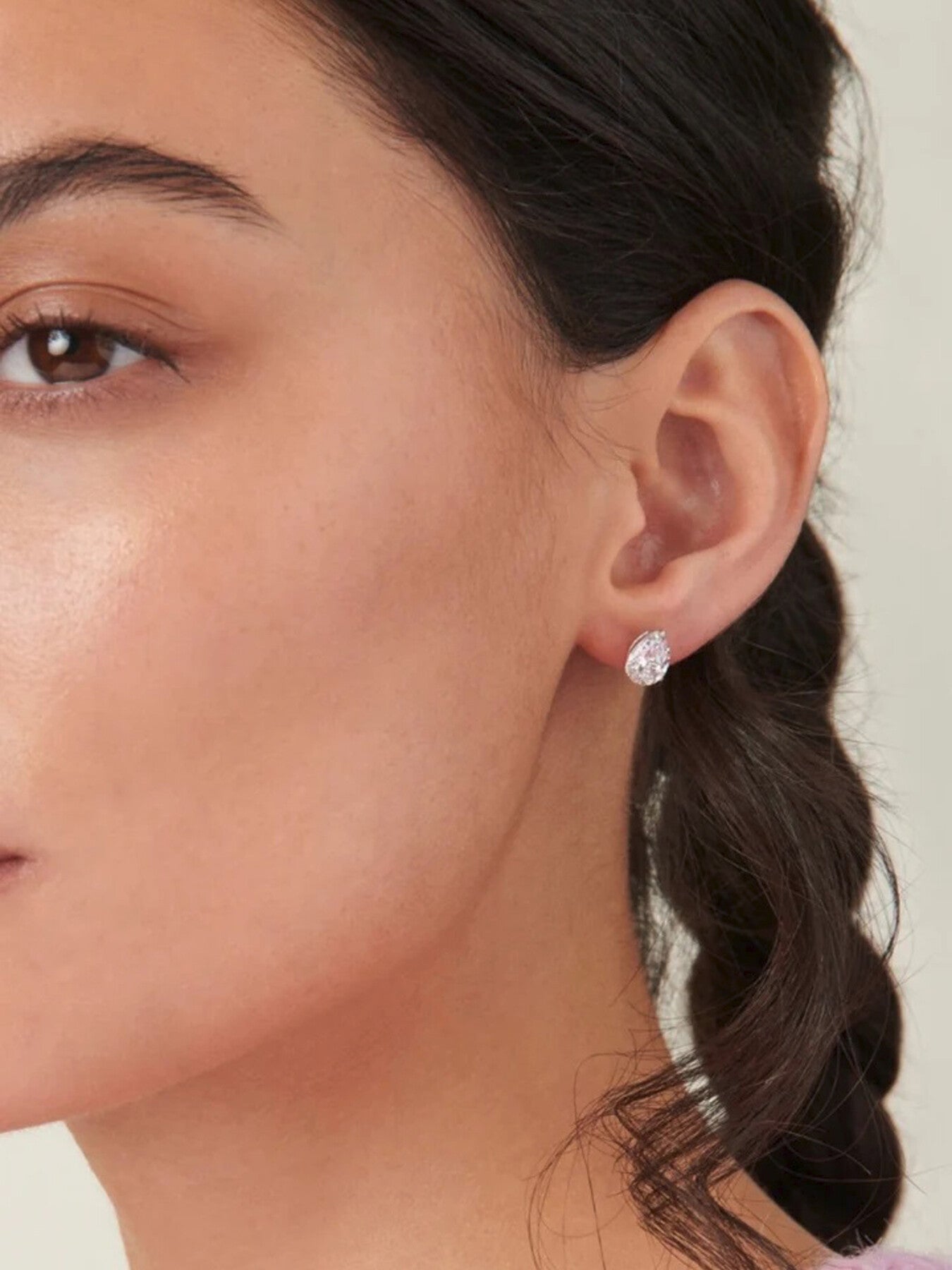 Cecile Pear Studs