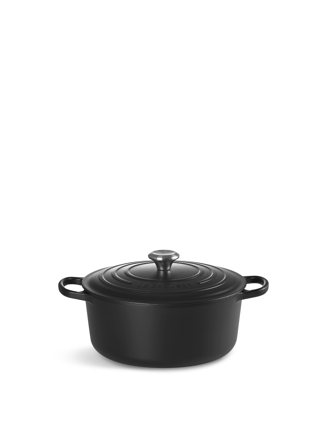 Round Casserole Dish Satin Black 28cm