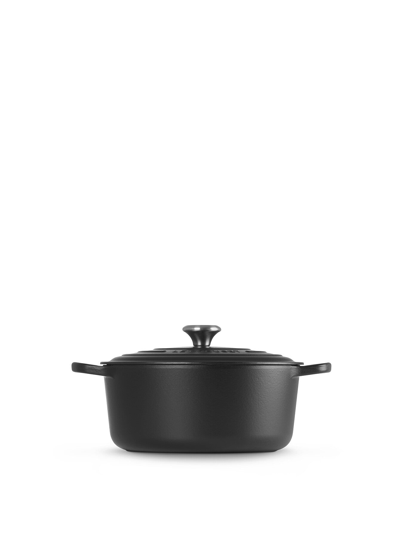 Round Casserole Dish Satin Black 28cm
