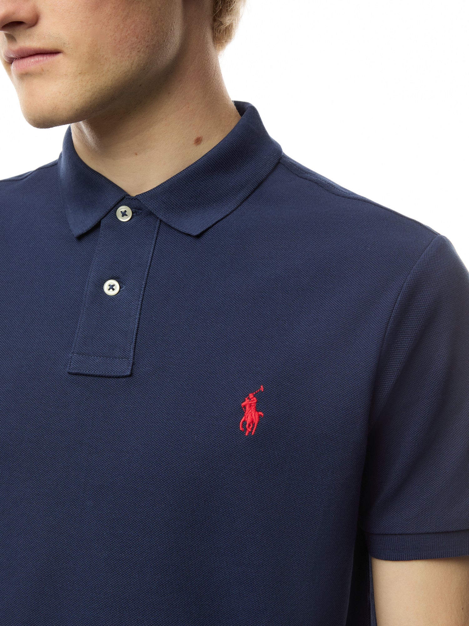 Basic Custom Fit Short Sleeve Polo Shirt