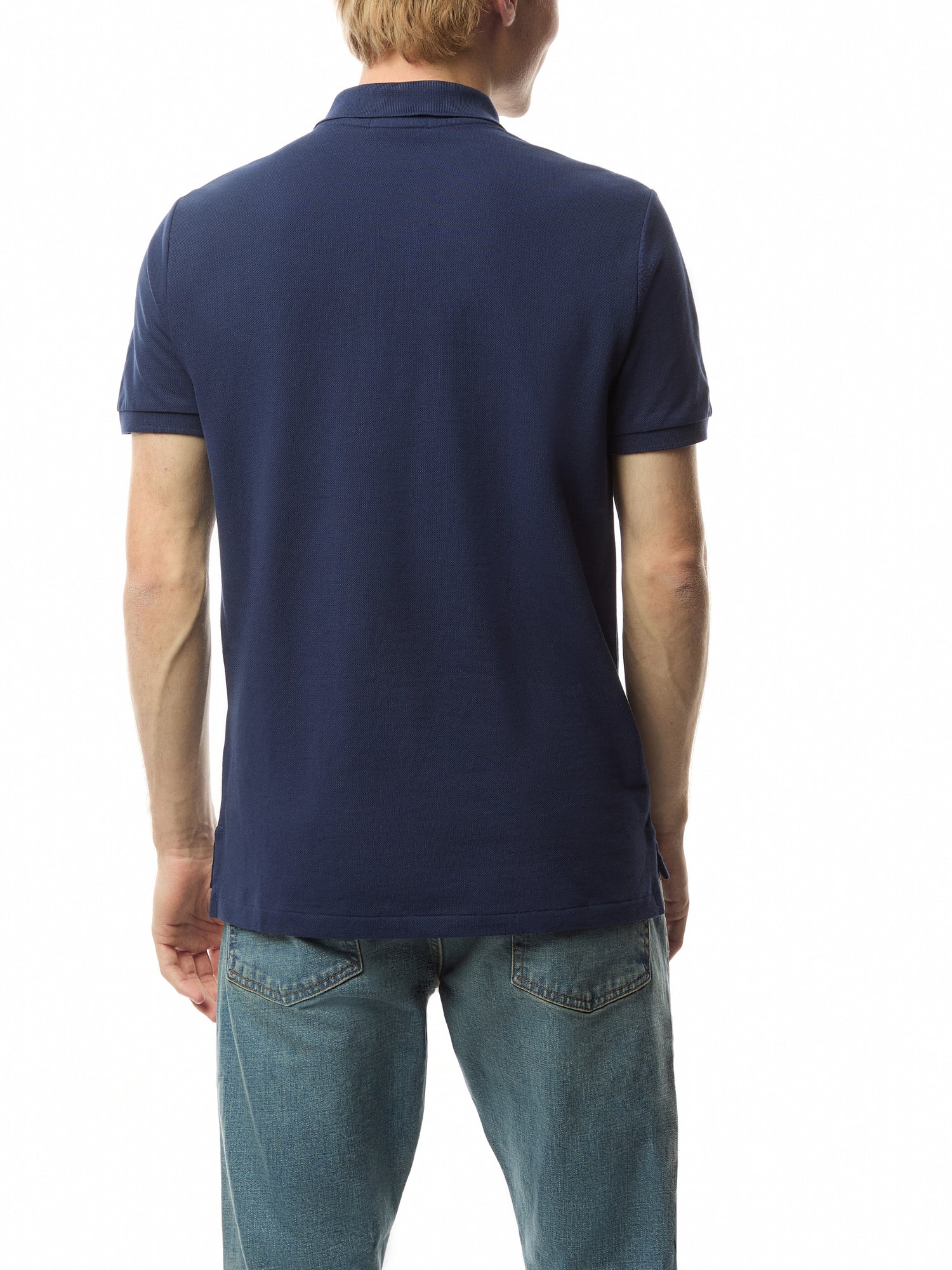 Basic Custom Fit Short Sleeve Polo Shirt