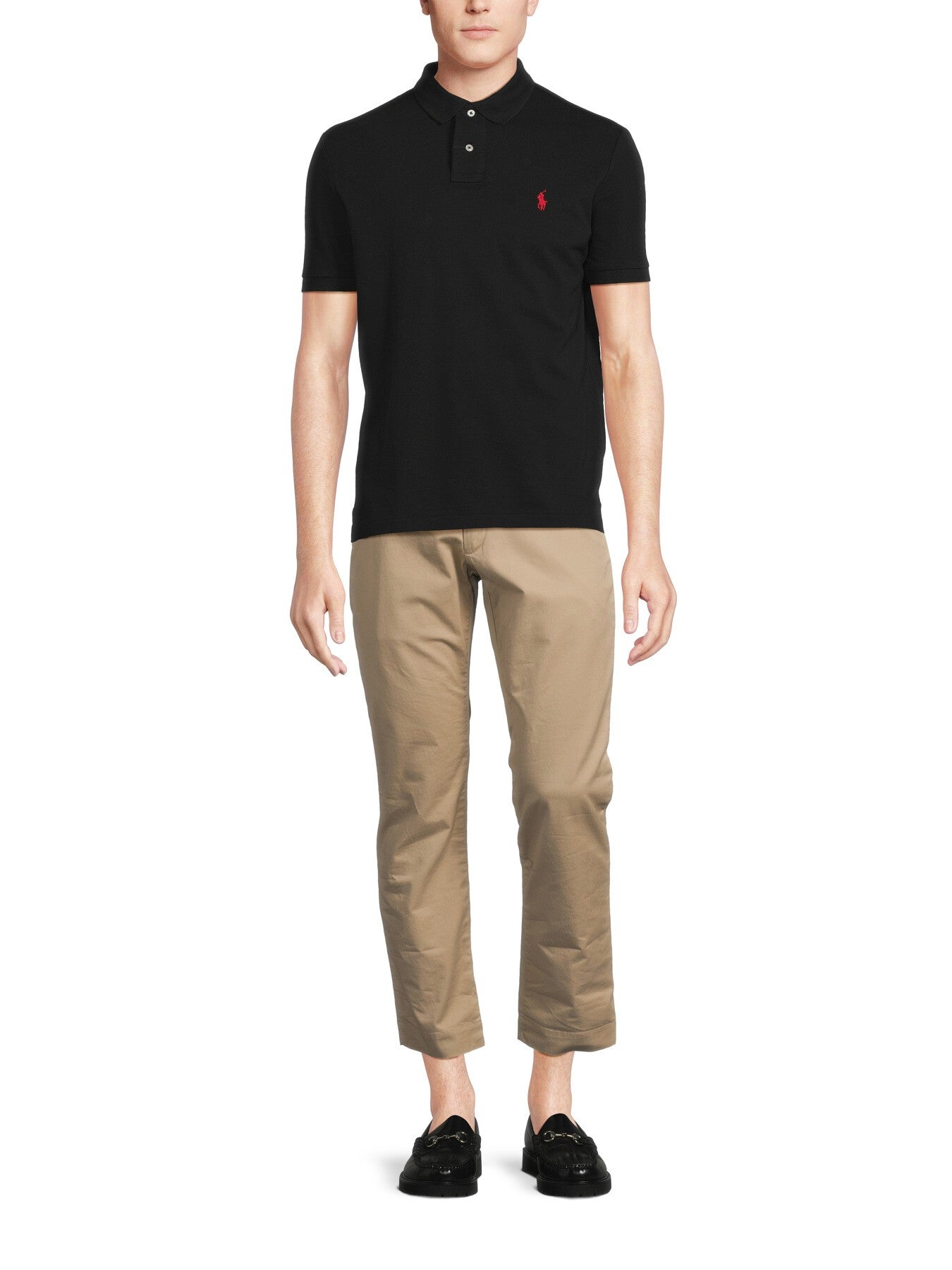 Basic Custom Fit Short Sleeve Polo Shirt