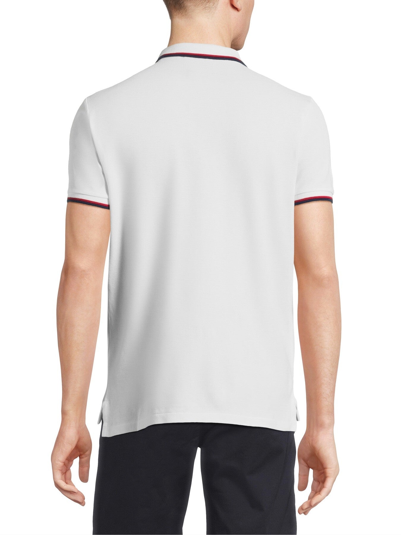 Mesh Tipped Short Sleeve Custom Fit Polo Shirt