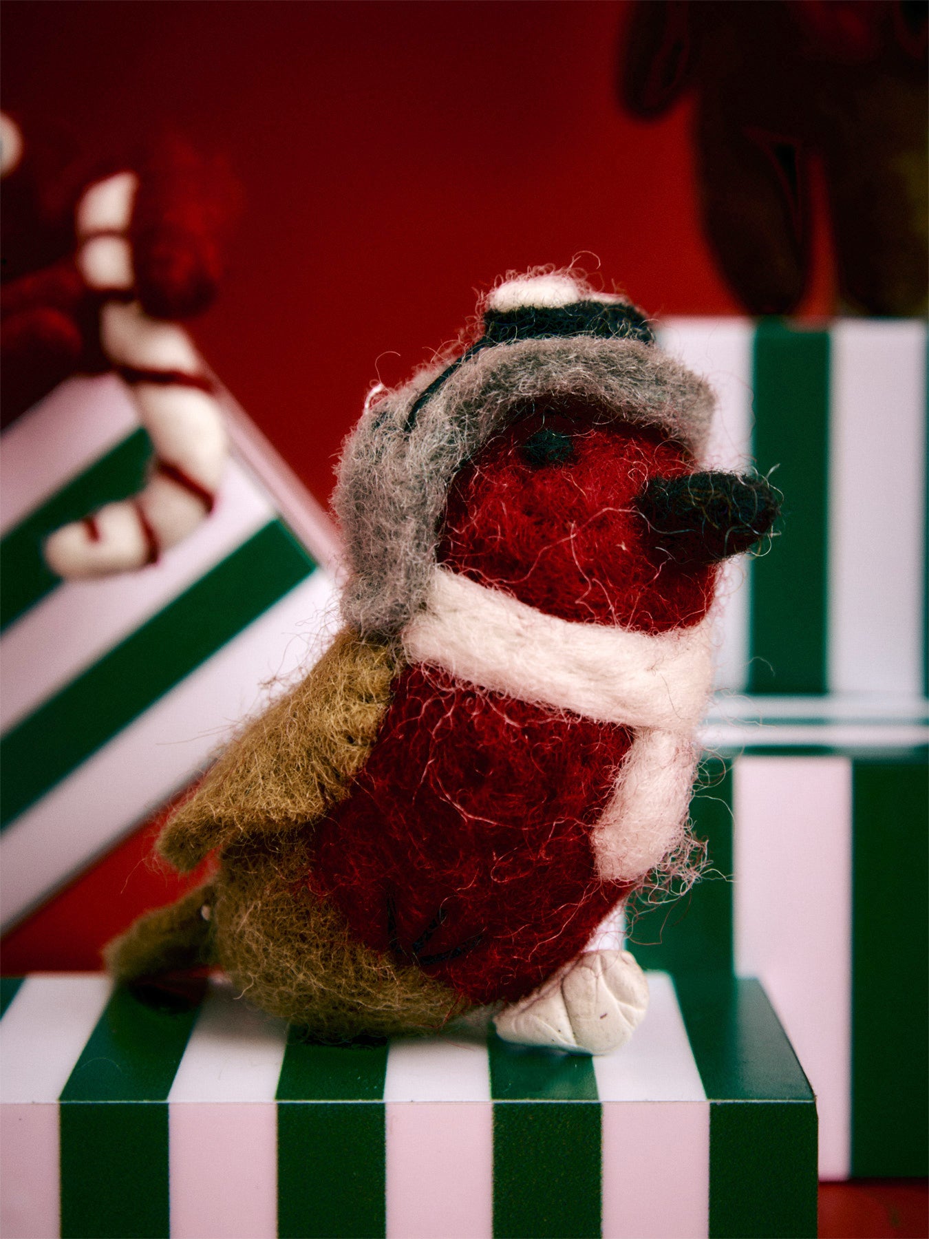 Aviator Robin Christmas Tree Hanging Decoration