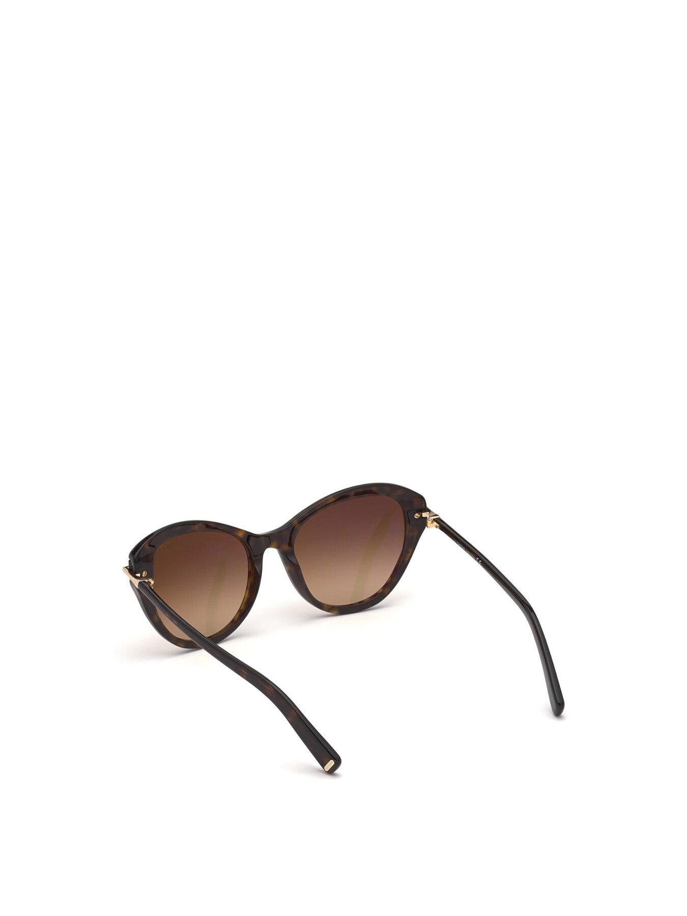 Leigh Cat Eye Acetate Sunglasses Dark HavanaGradient Brown