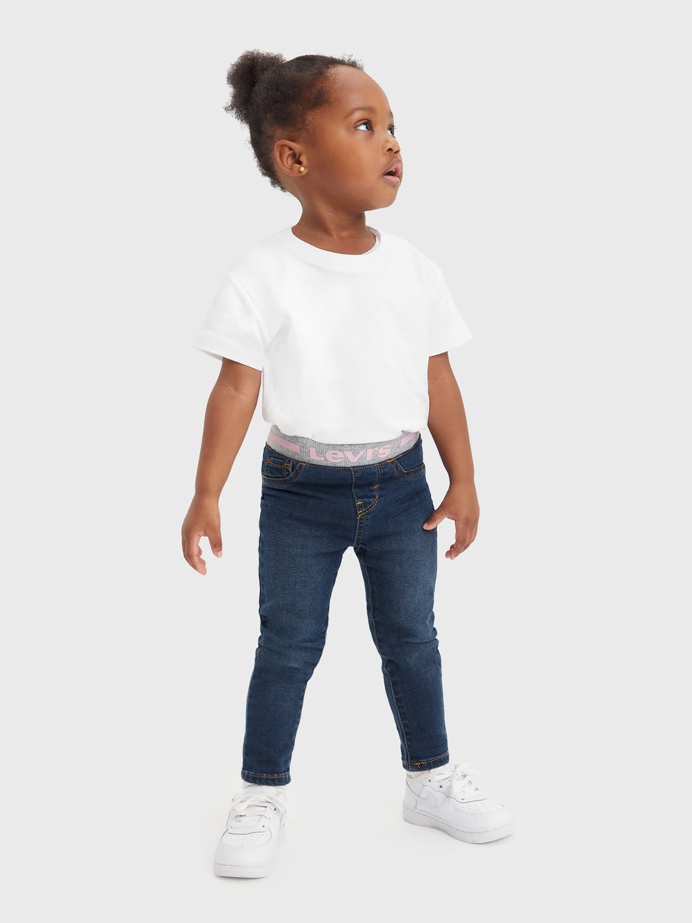 Pull On Skinny Jean Pink