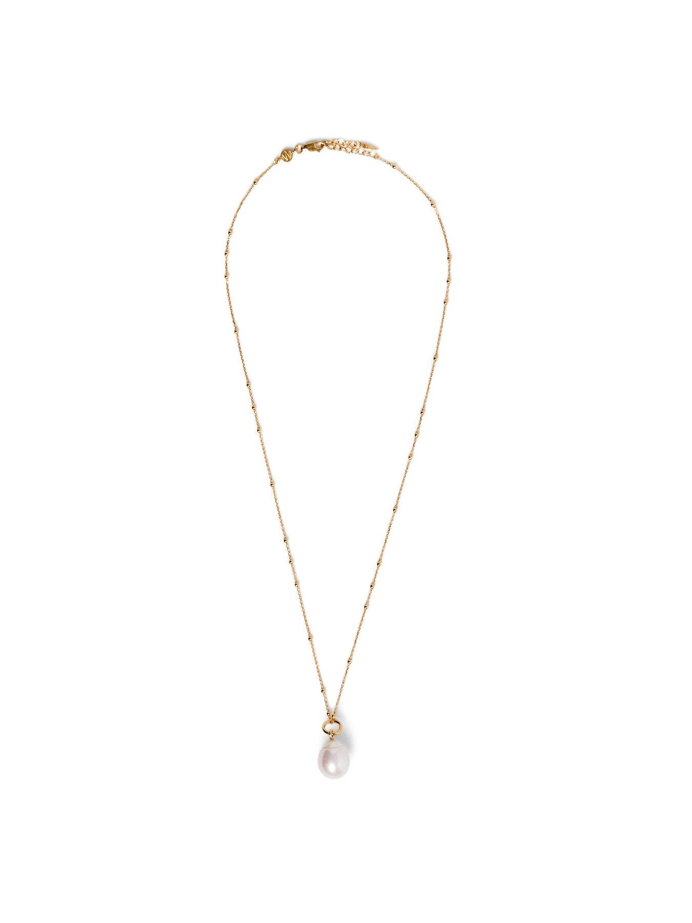 Large White Pearl Necklace