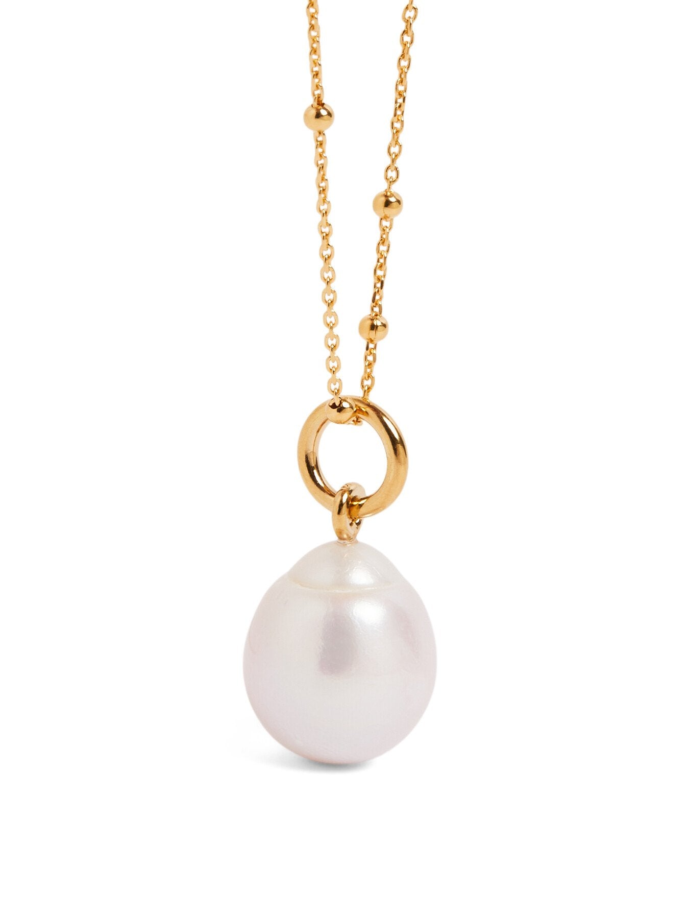 Large White Pearl Necklace