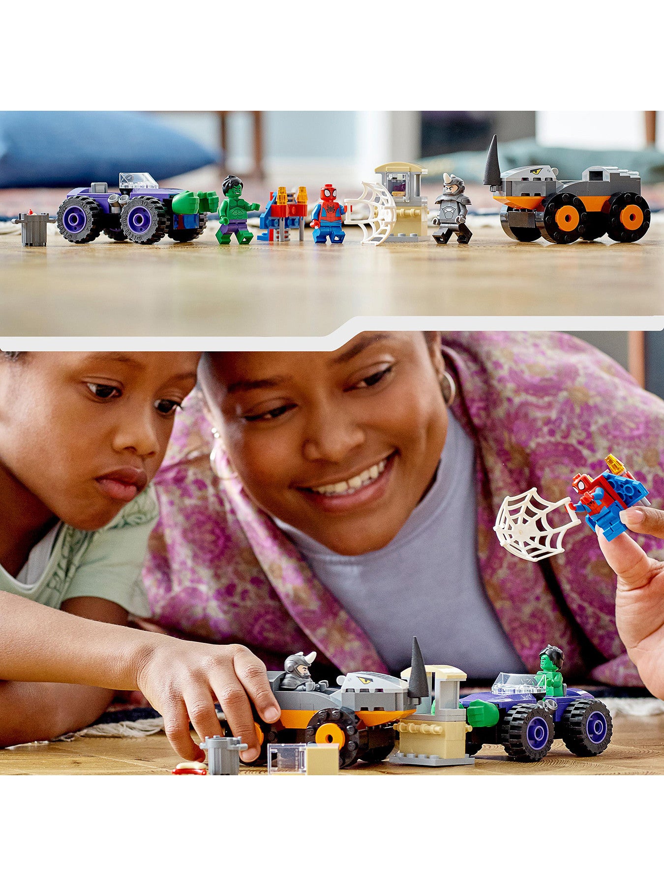 Marvel Hulk vs. Rhino Showdown Truck Set 10782