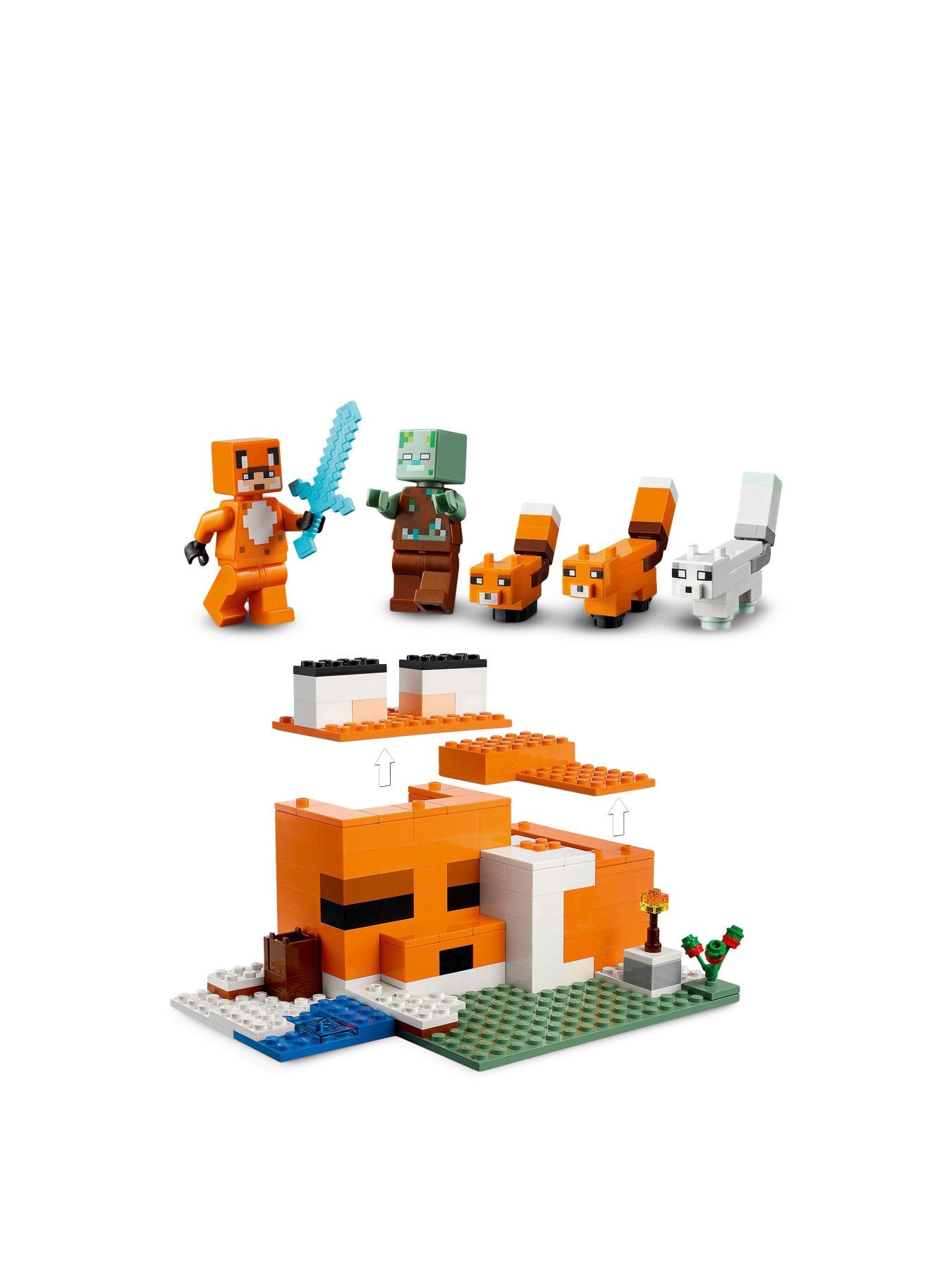 Minecraft The Fox Lodge Building Toy 21178